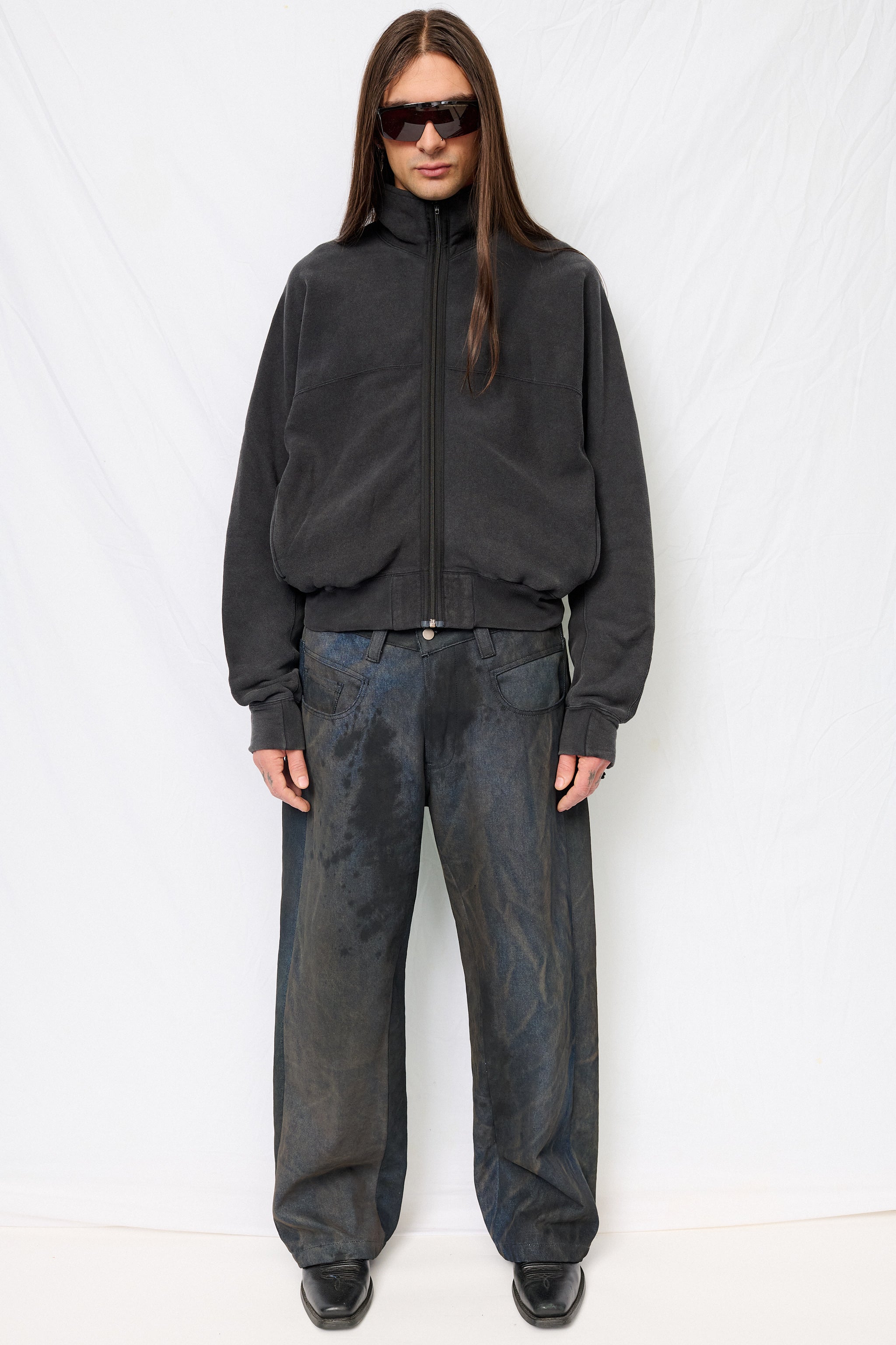 Dirty Indigo Denim Twist Jean