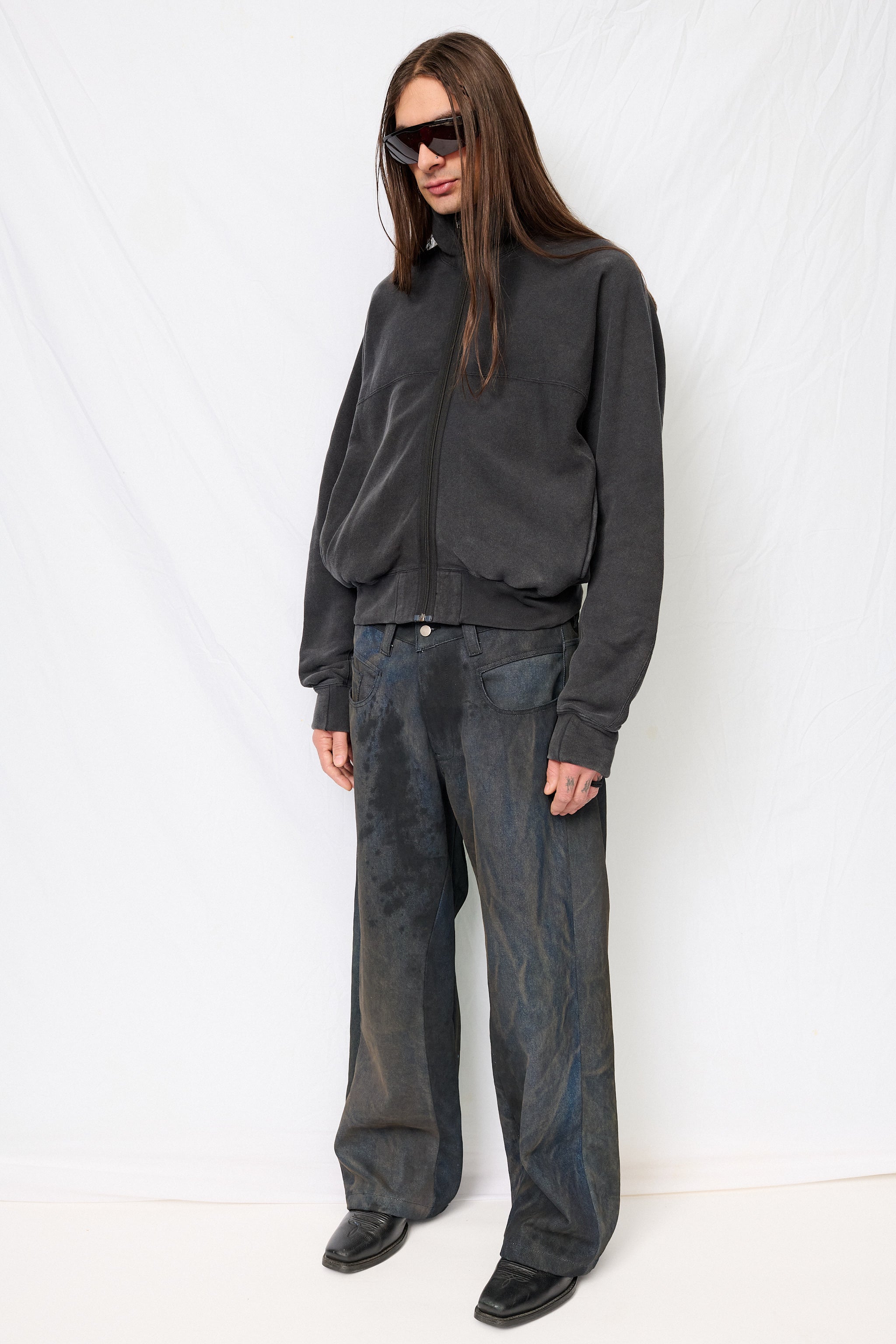 Dirty Indigo Denim Twist Jean