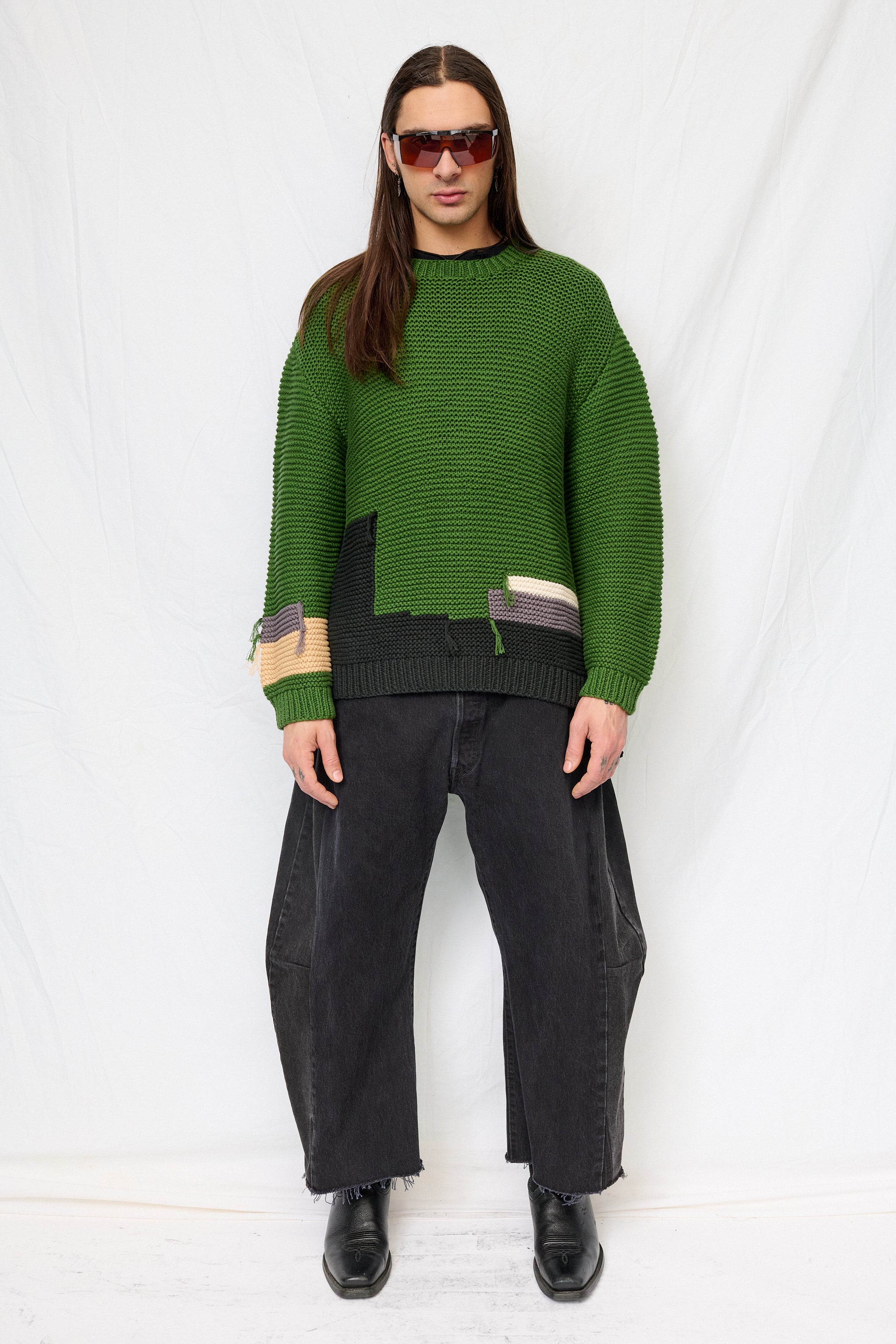 Green Flint Crew Knit