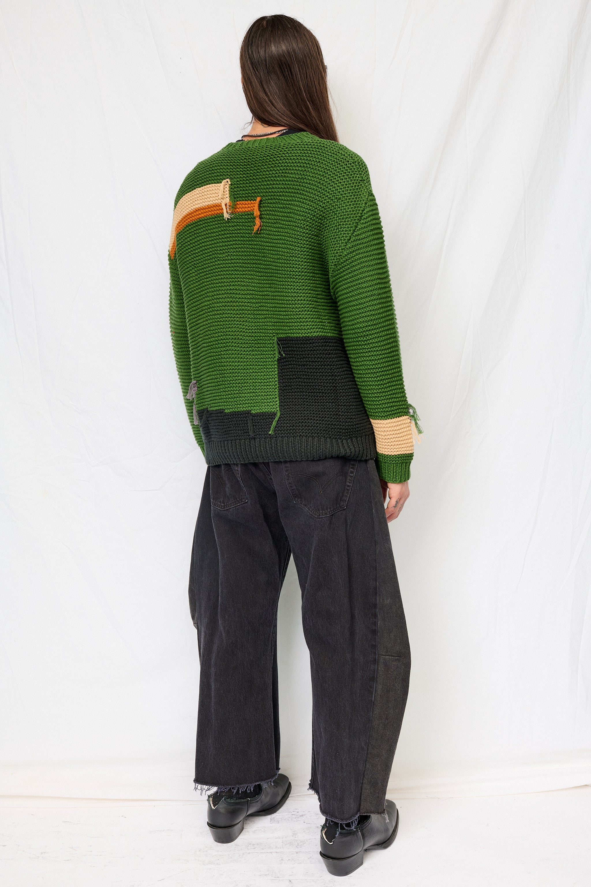 Green Flint Crew Knit