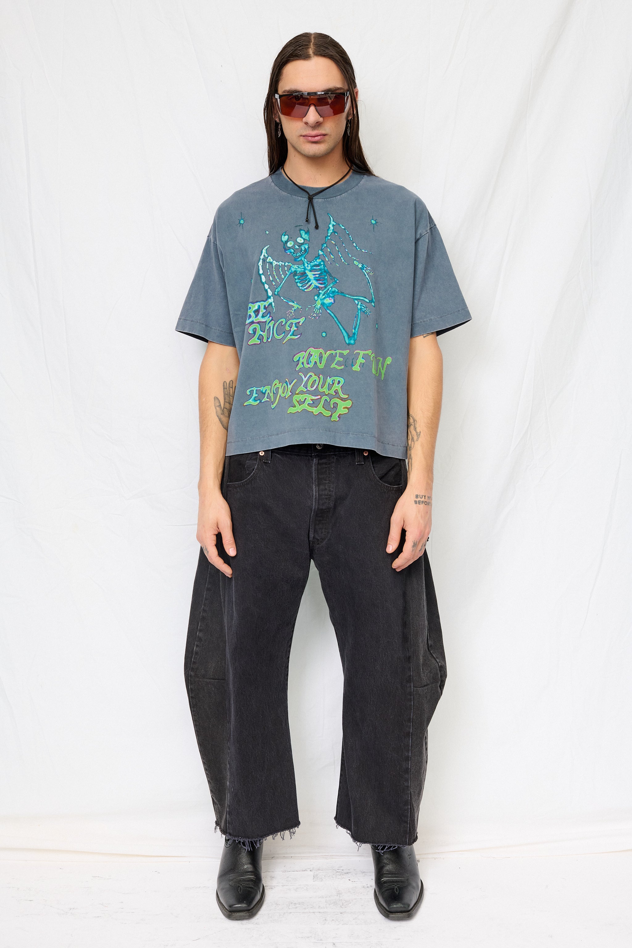 Vintage Blue Enjoy Yourself Tee