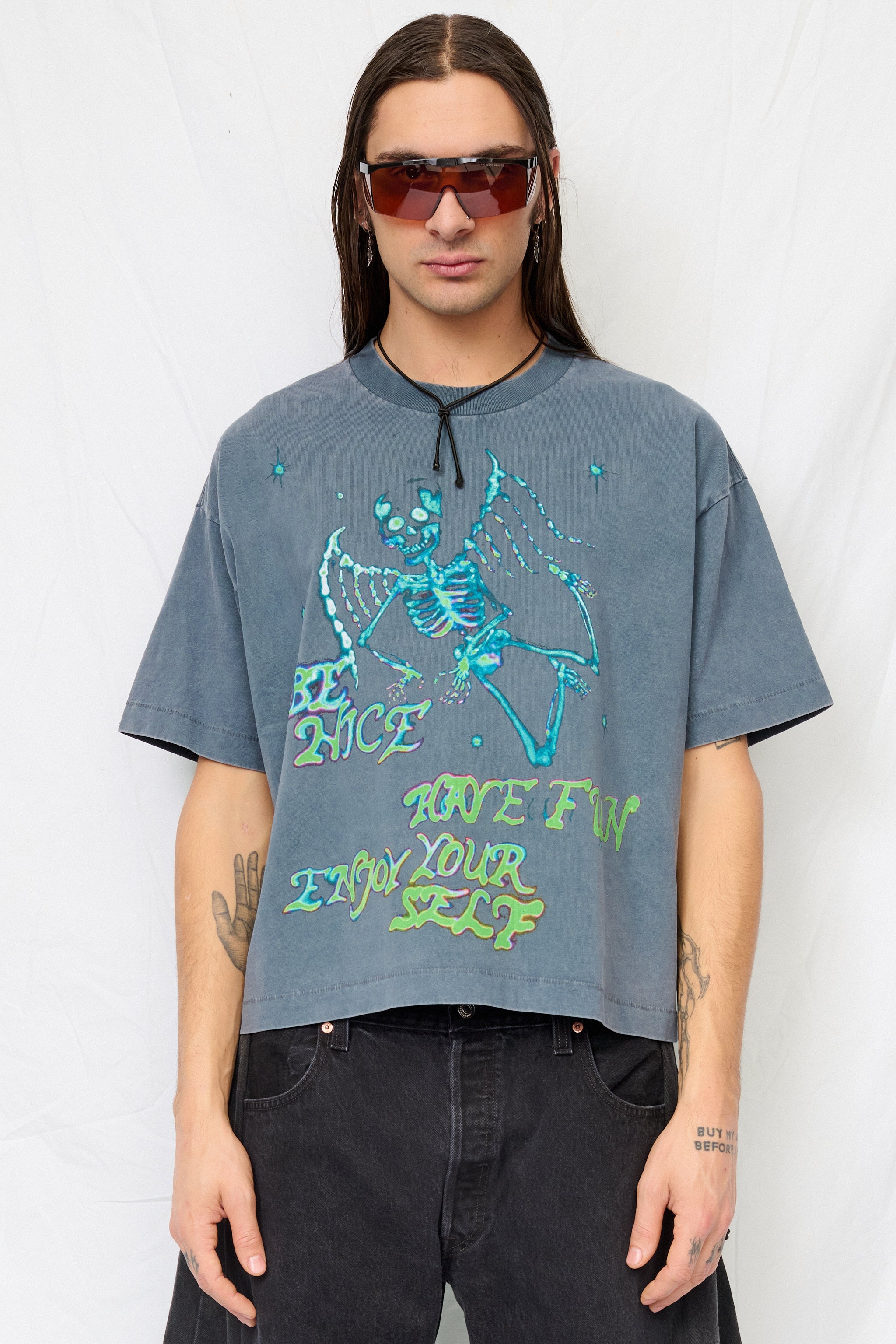 Vintage Blue Enjoy Yourself Tee