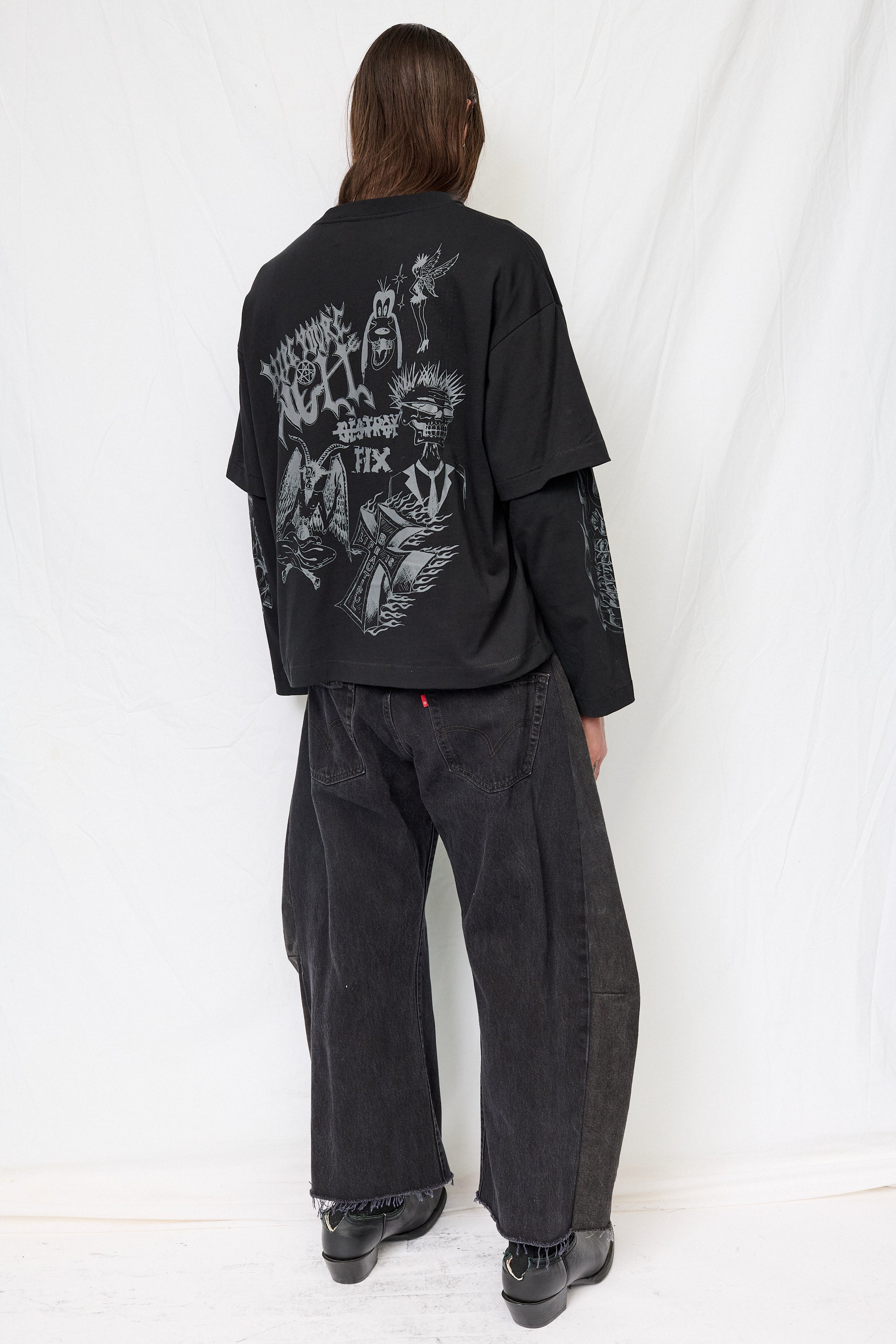 Black Loud Noises Long Sleeve Tee