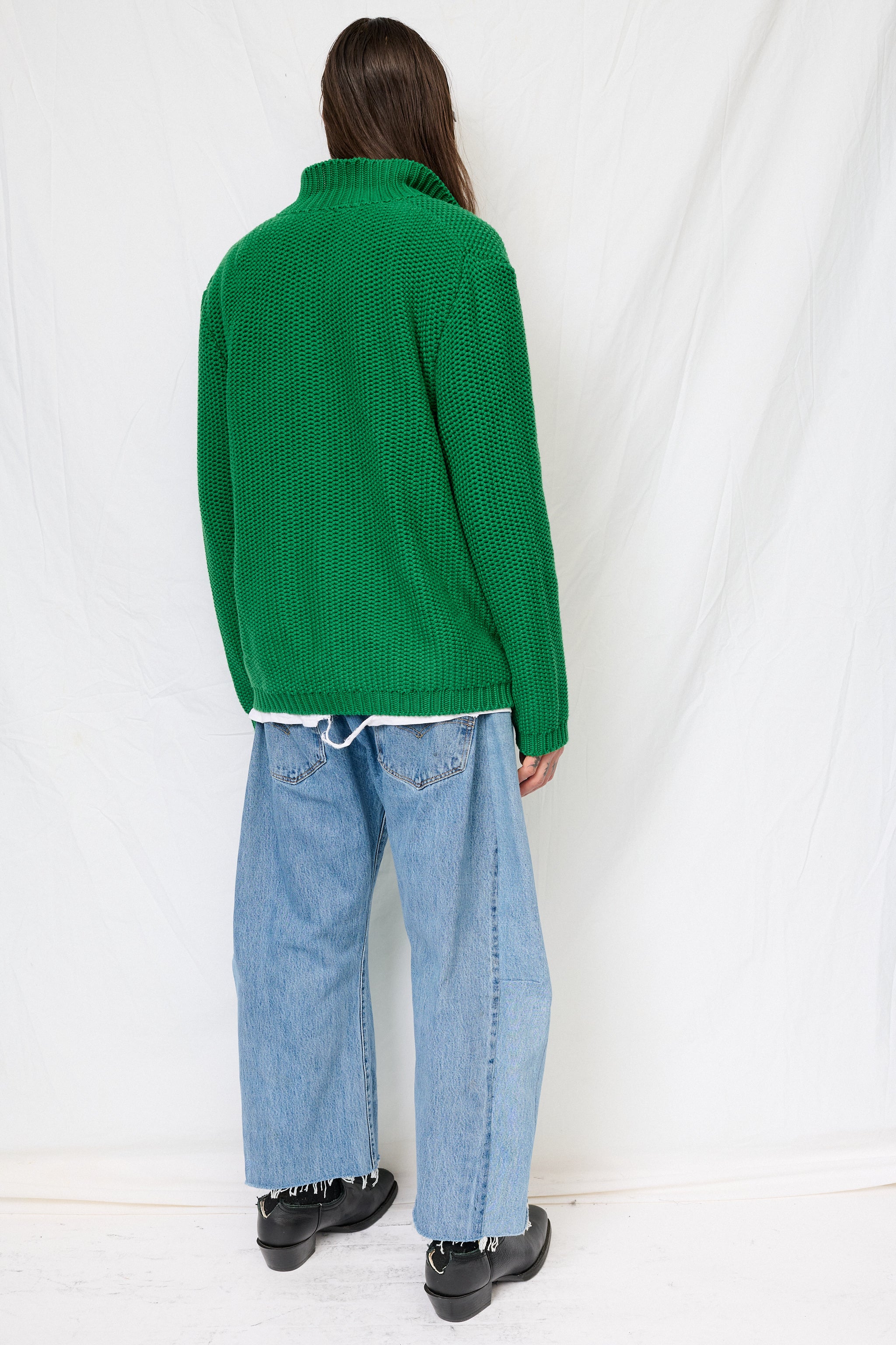 Green Baker Cardigan