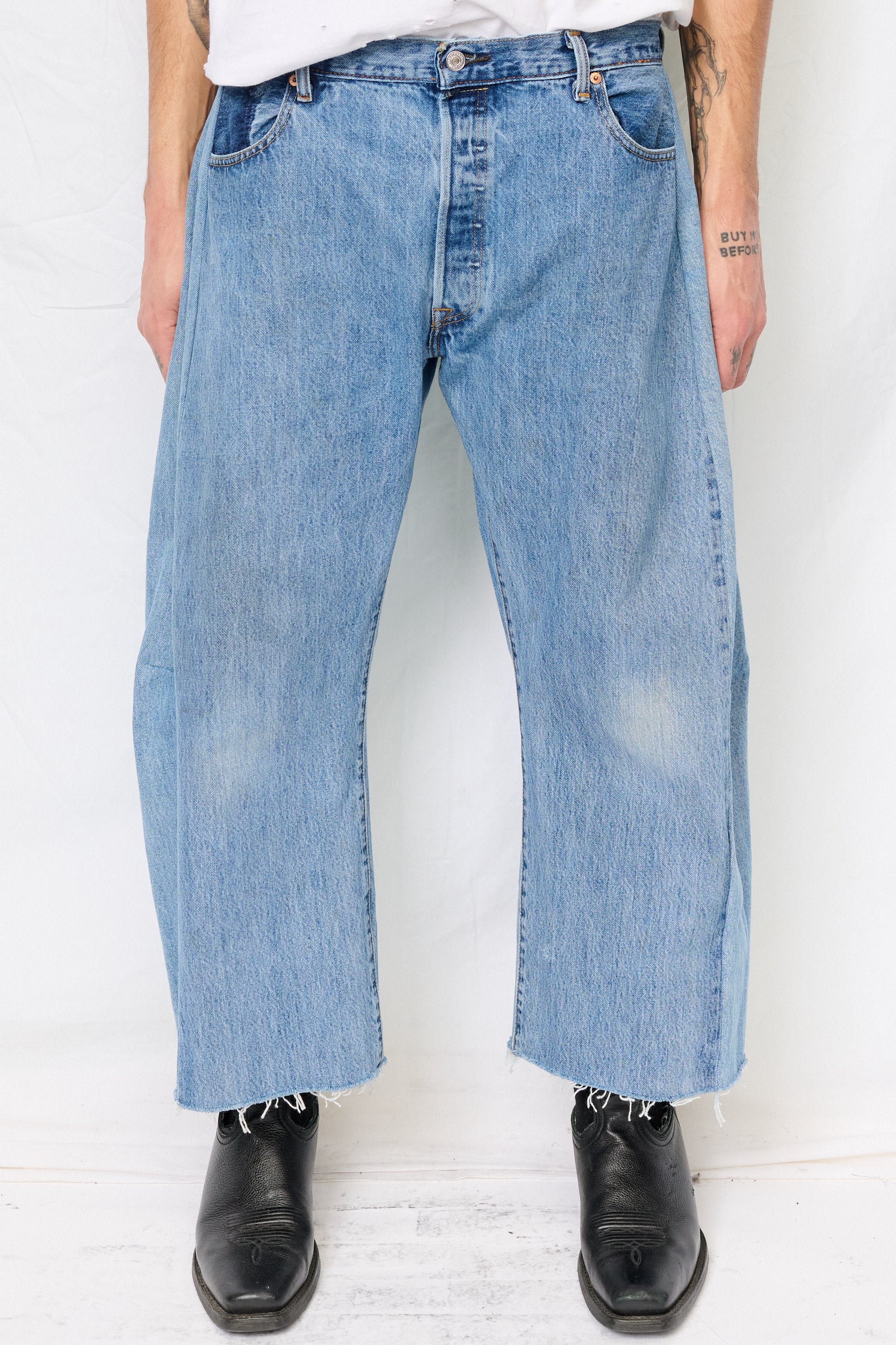 Vintage Indigo Mix Reworked Lasso Jean
