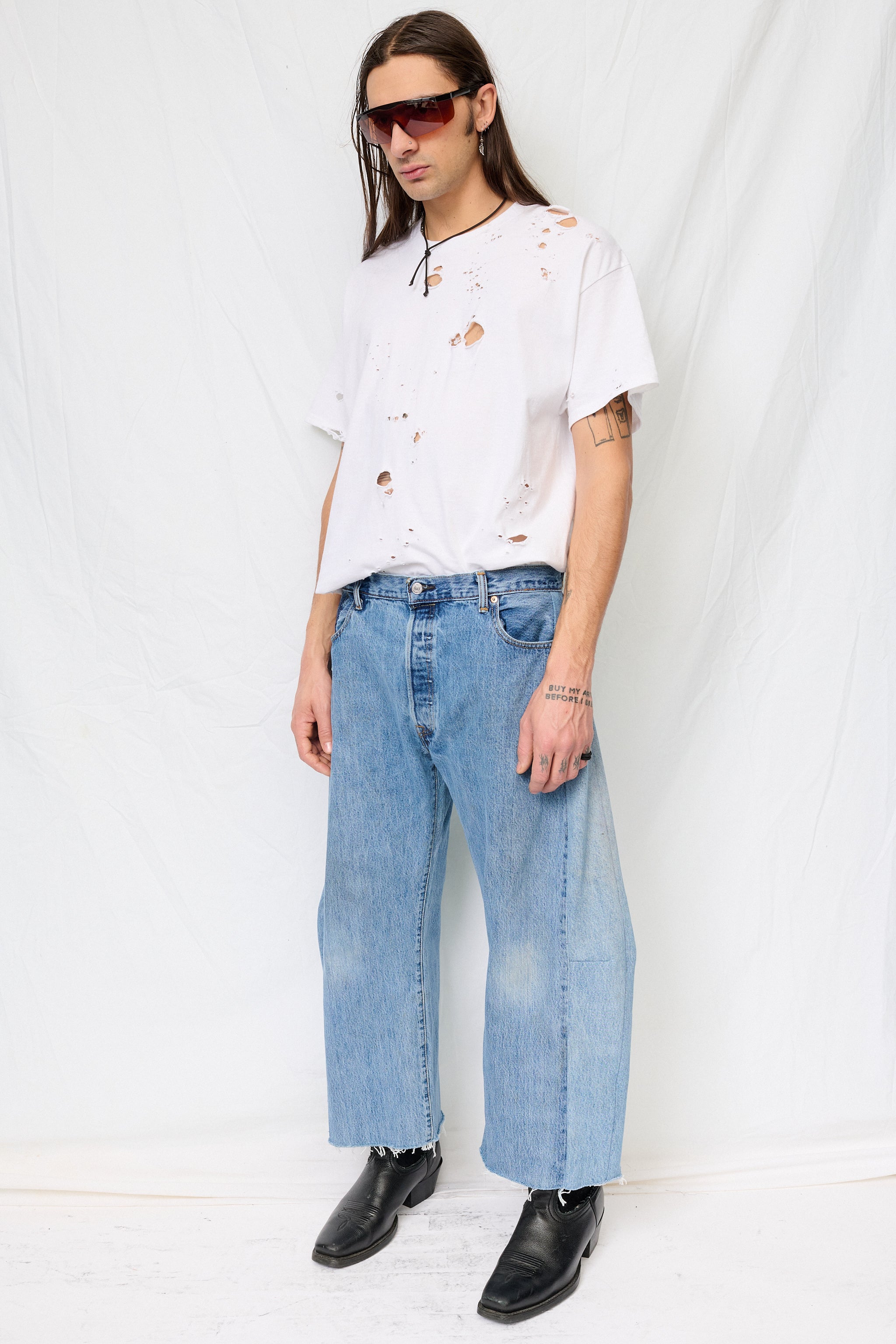 Vintage Indigo Mix Reworked Lasso Jean