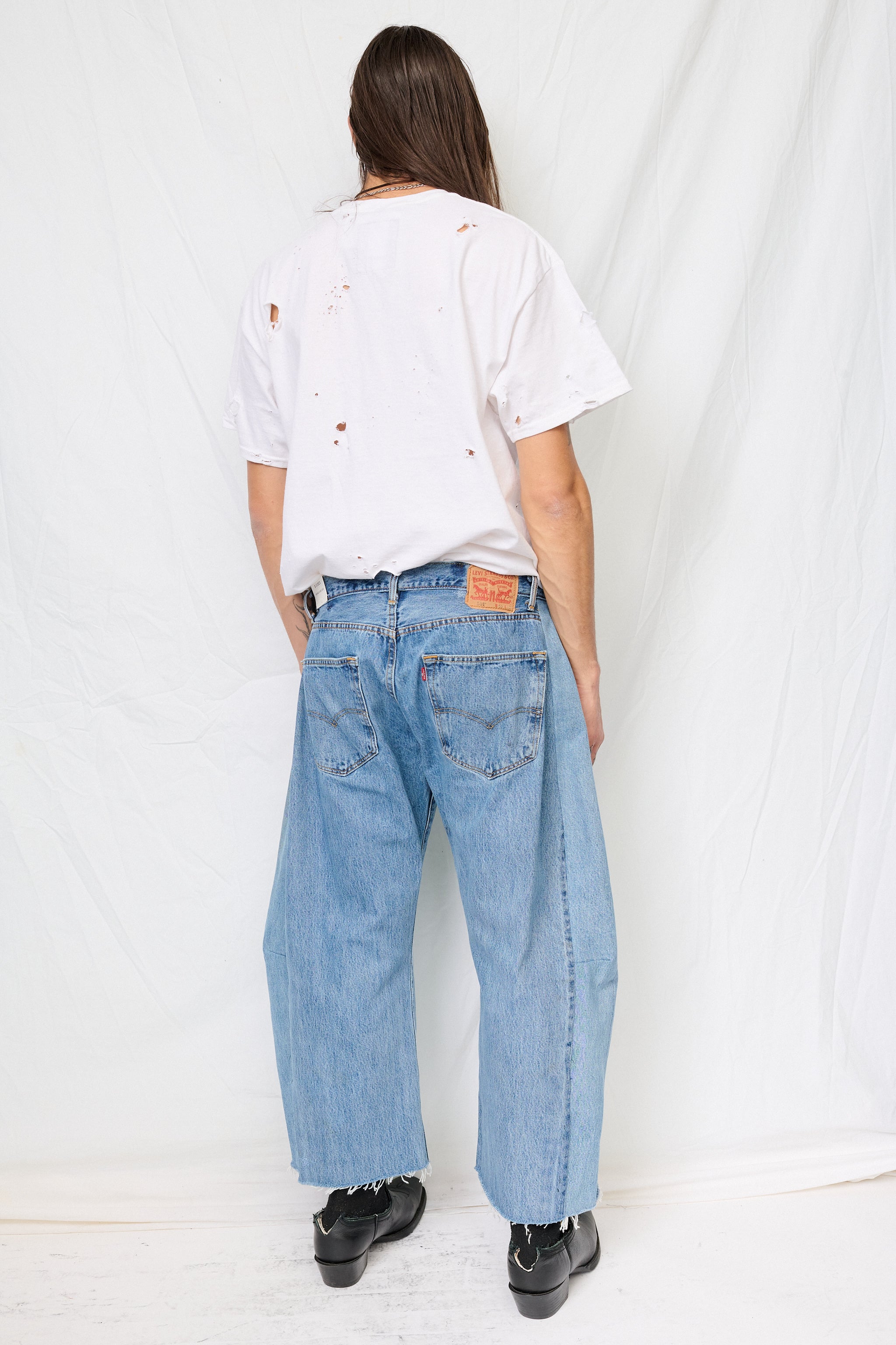 Vintage Indigo Mix Reworked Lasso Jean