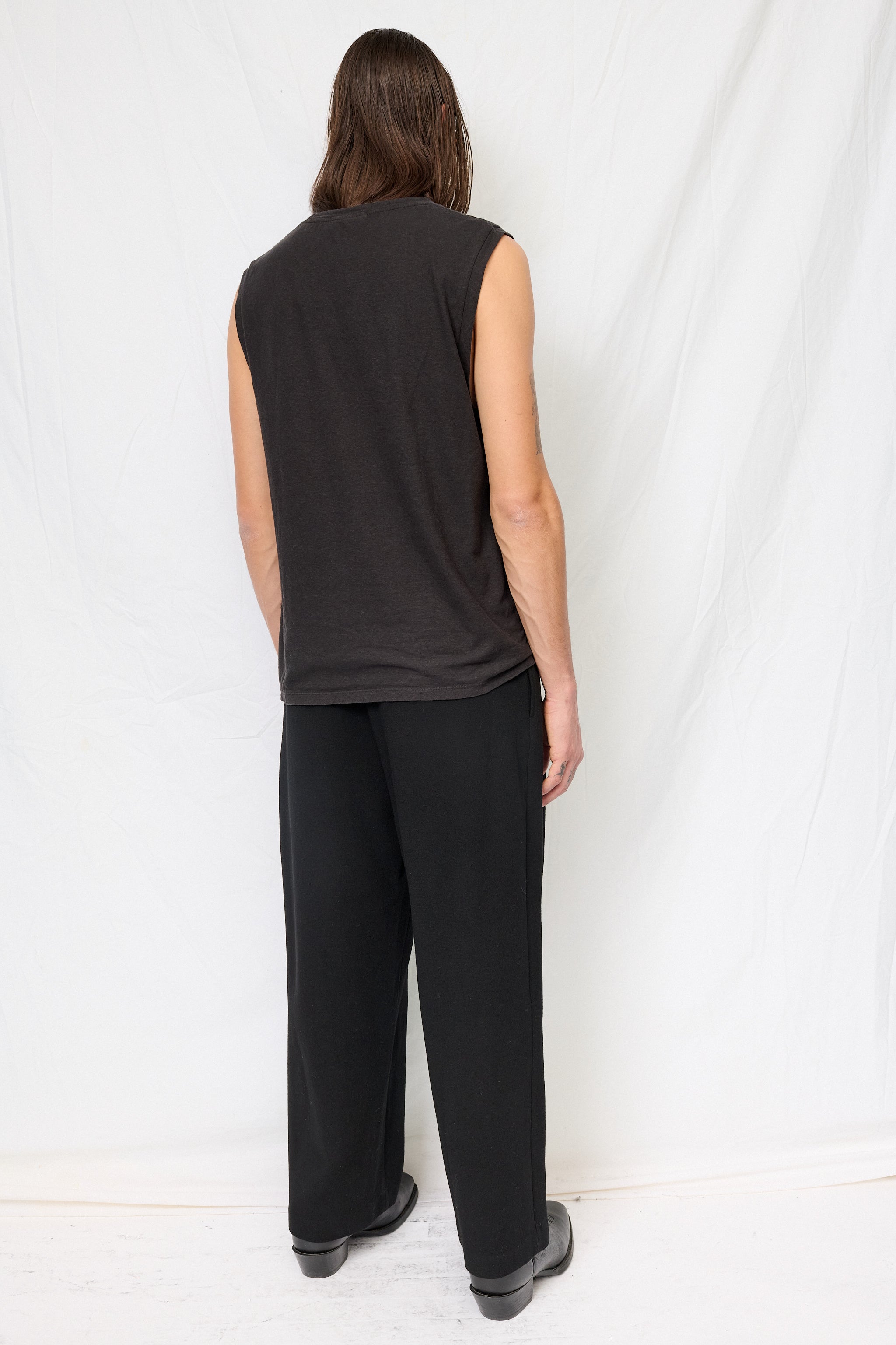 Black Malibu Muscle Tee