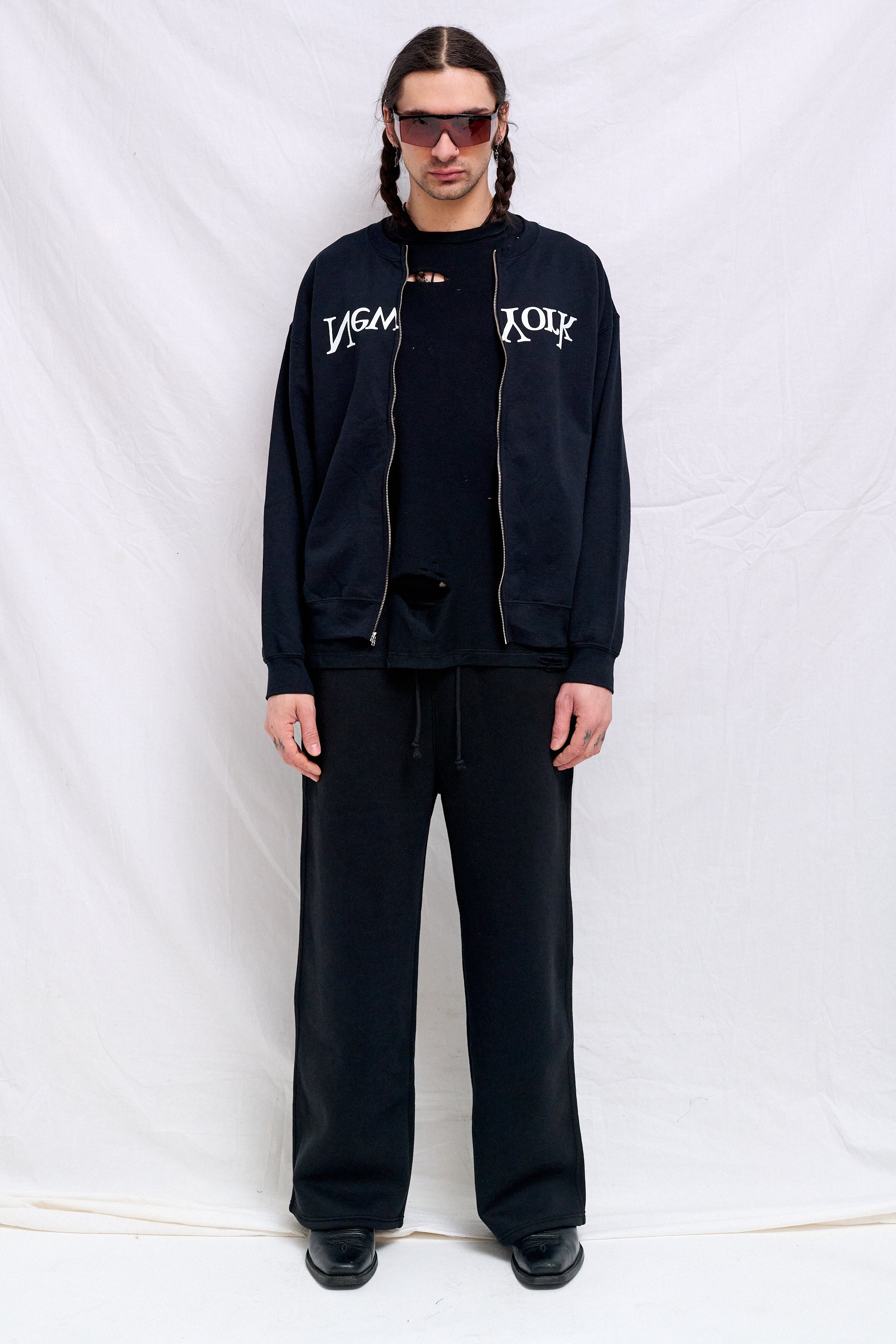 New York Logo Zip Sweatshirt