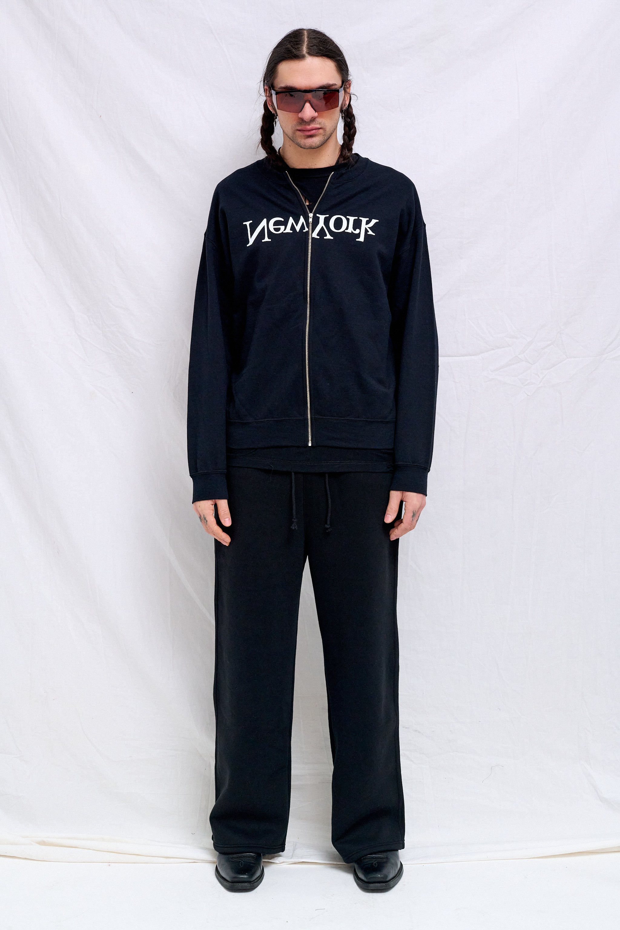 New York Logo Zip Sweatshirt