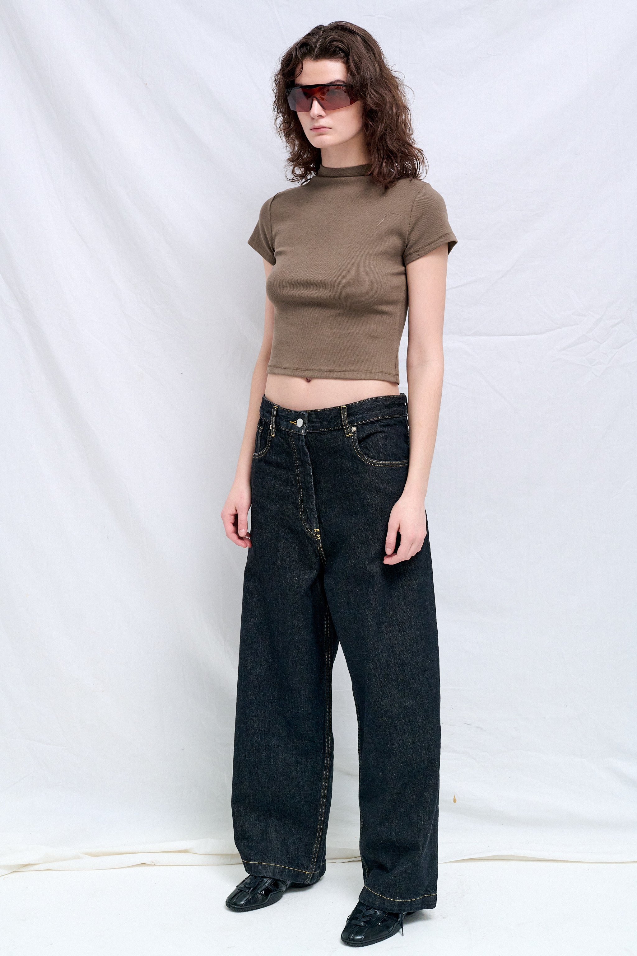 Indigo Wash Neive Curved Leg Pant - Studio Nicholson – Assembly