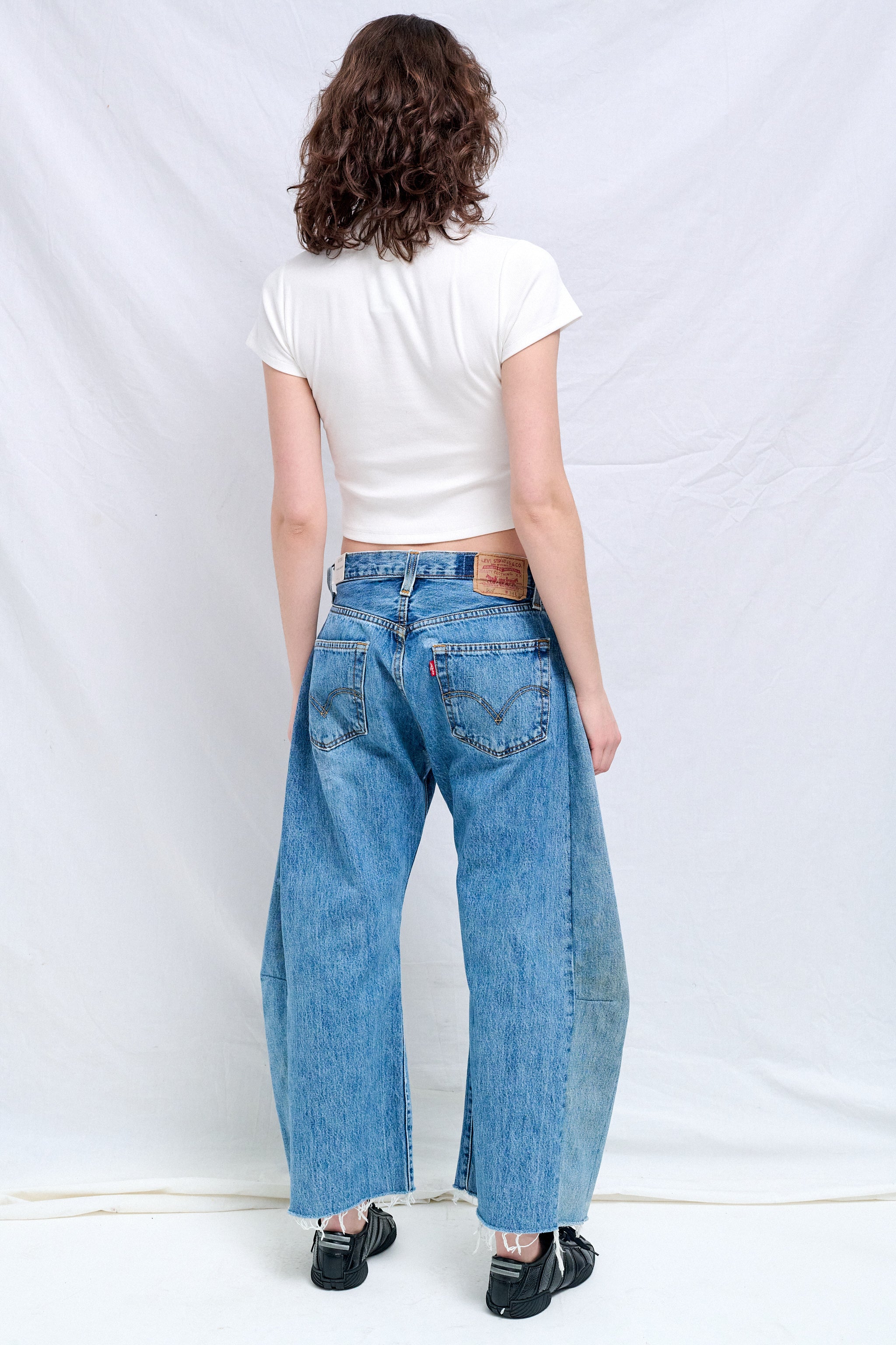 White Slim Fit Mock Neck T-Shirt