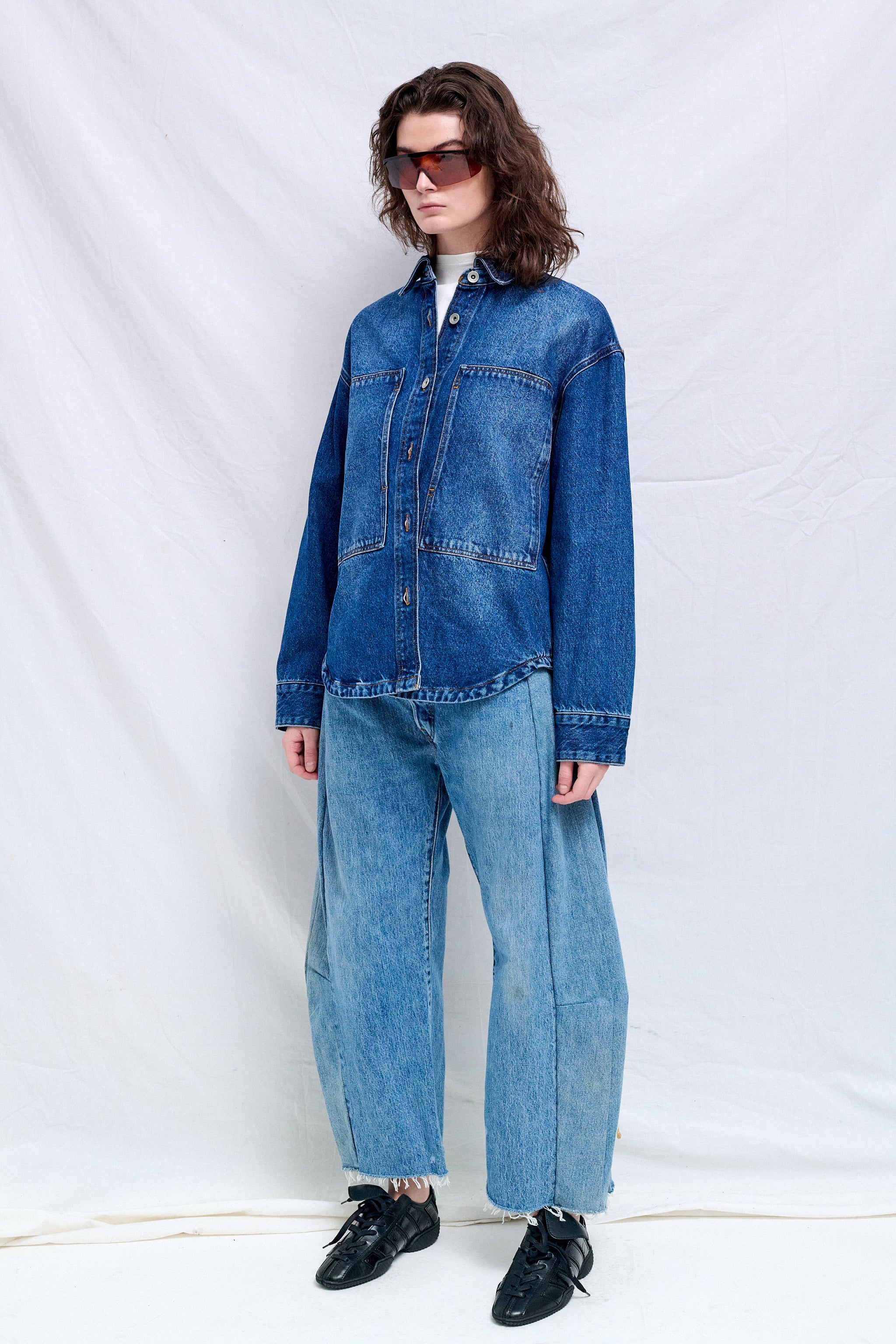 Worn Wash Indigo Paso Denim Patch Pocket Shirt