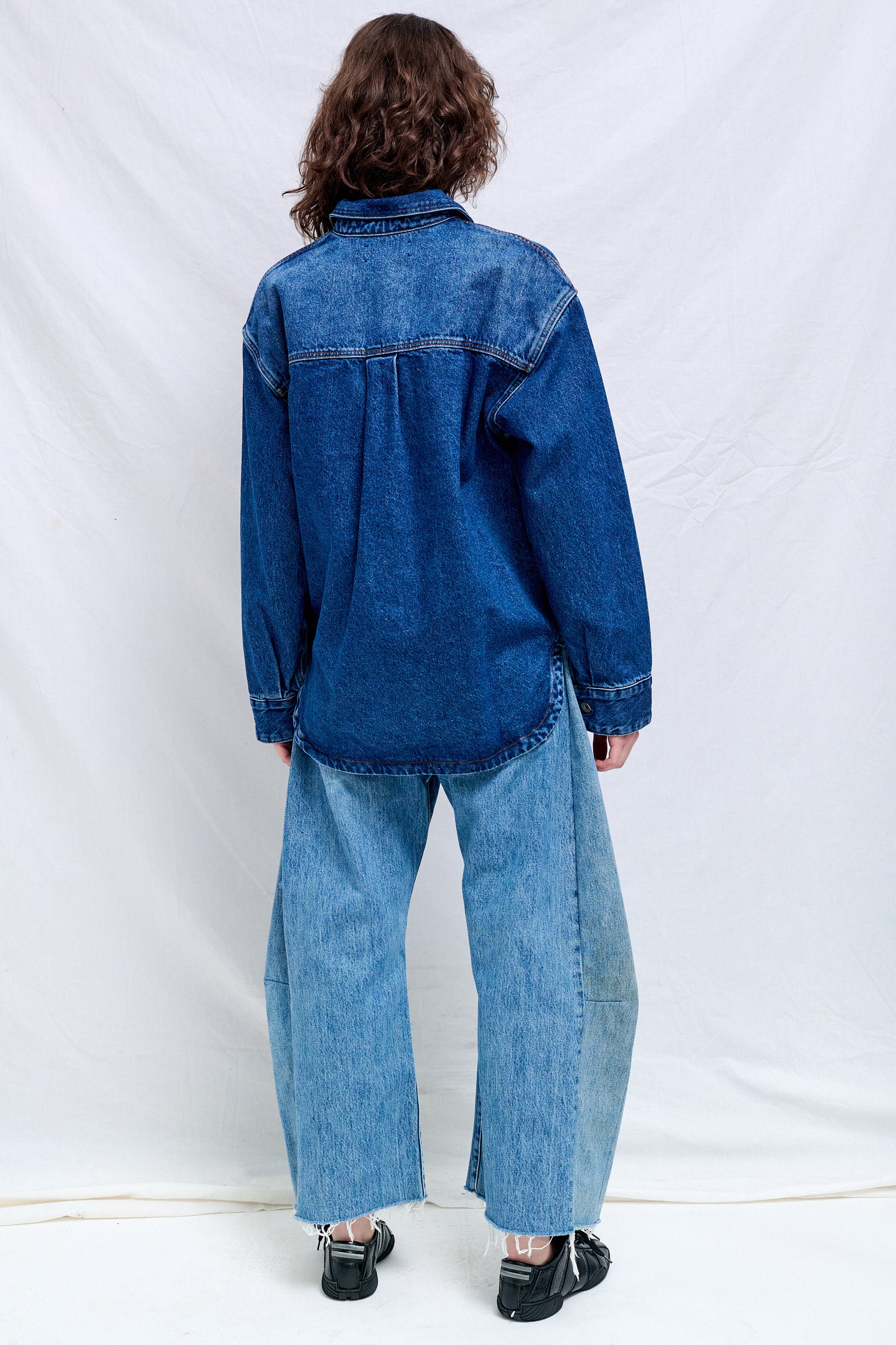 Worn Wash Indigo Paso Denim Patch Pocket Shirt