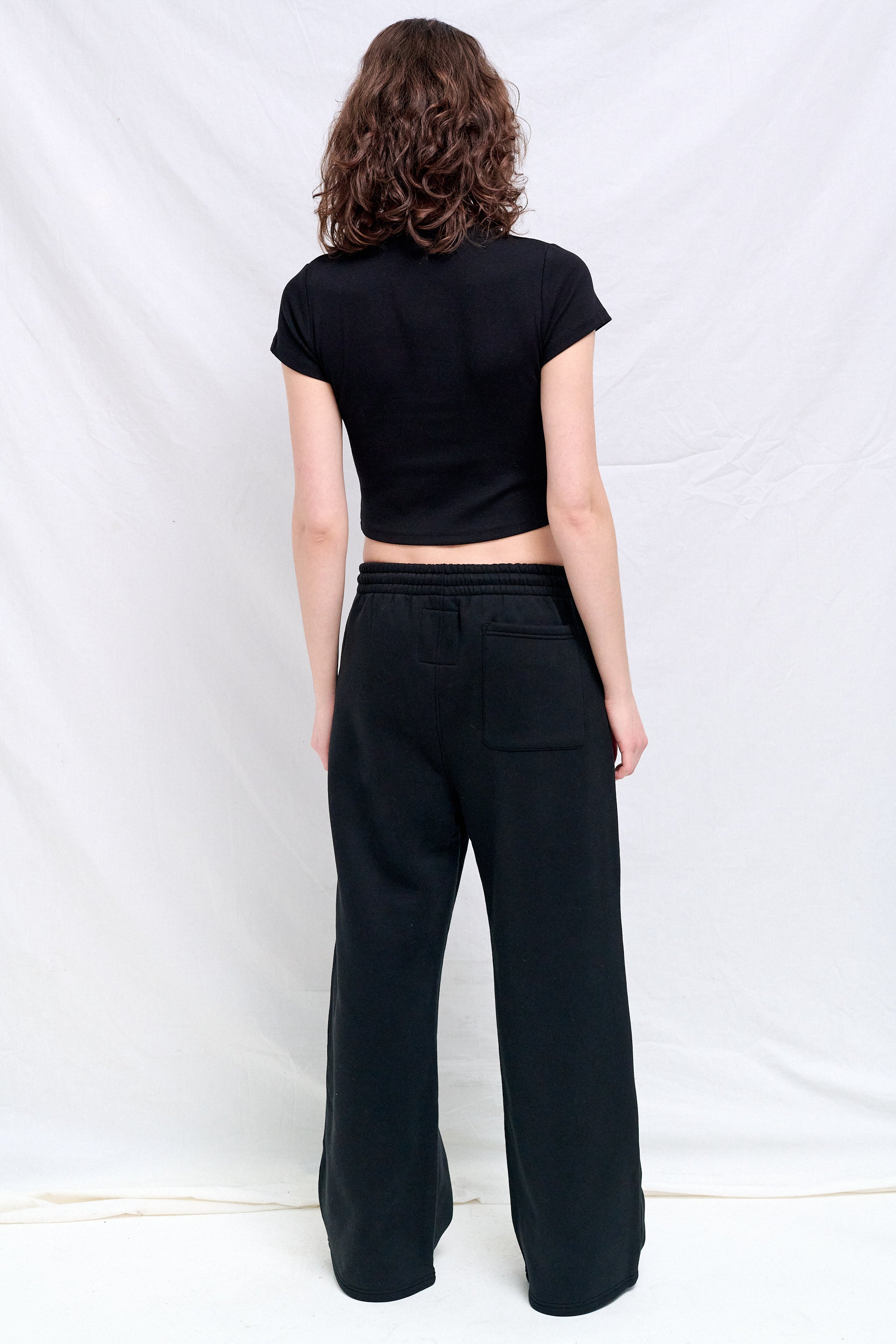 Black Slim Fit Mock Neck T-Shirt