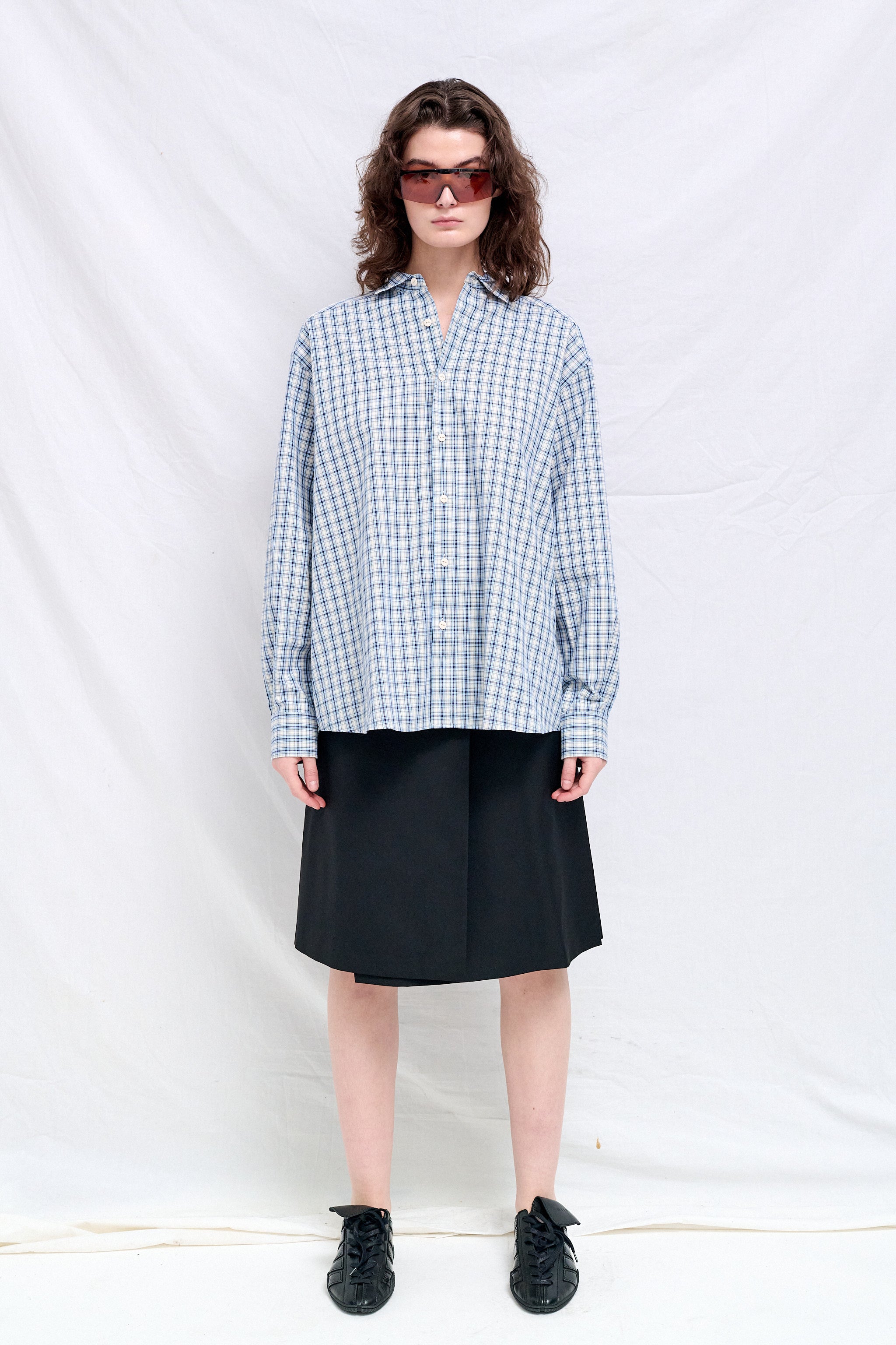 Blue Check Claude Shirt - Baserange – Assembly New York