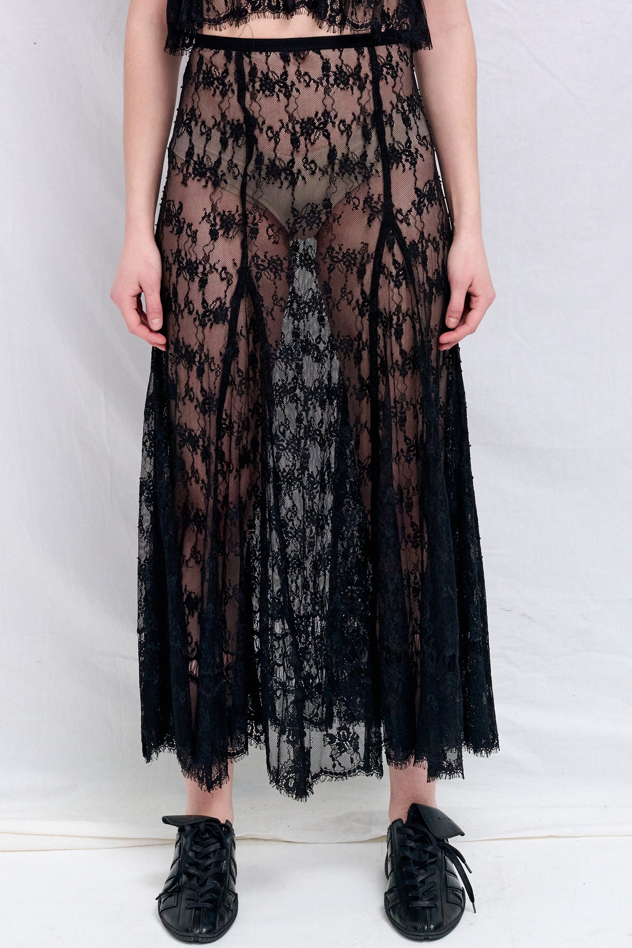 Black Lace Pamela Skirt