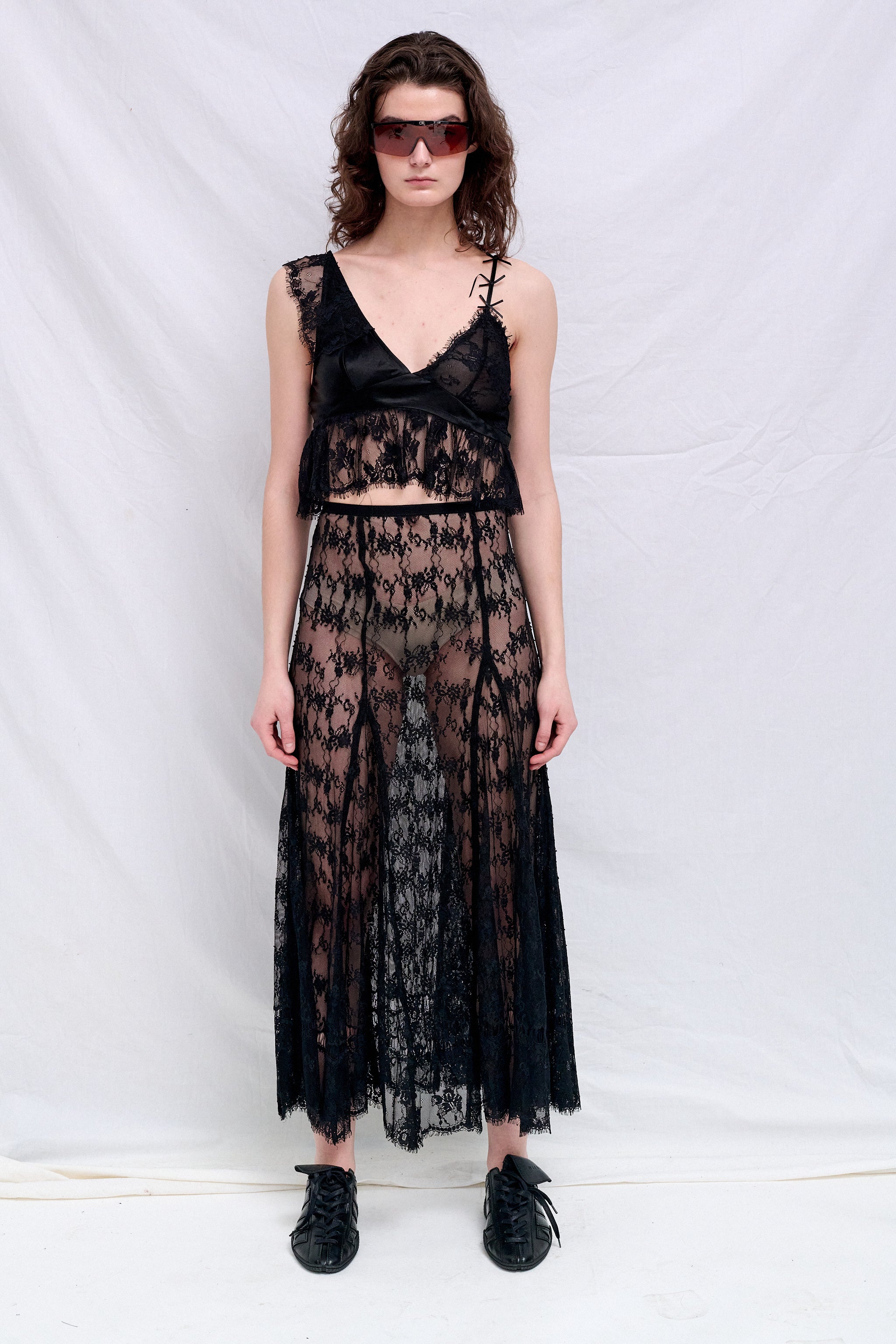 Black Lace Pamela Skirt