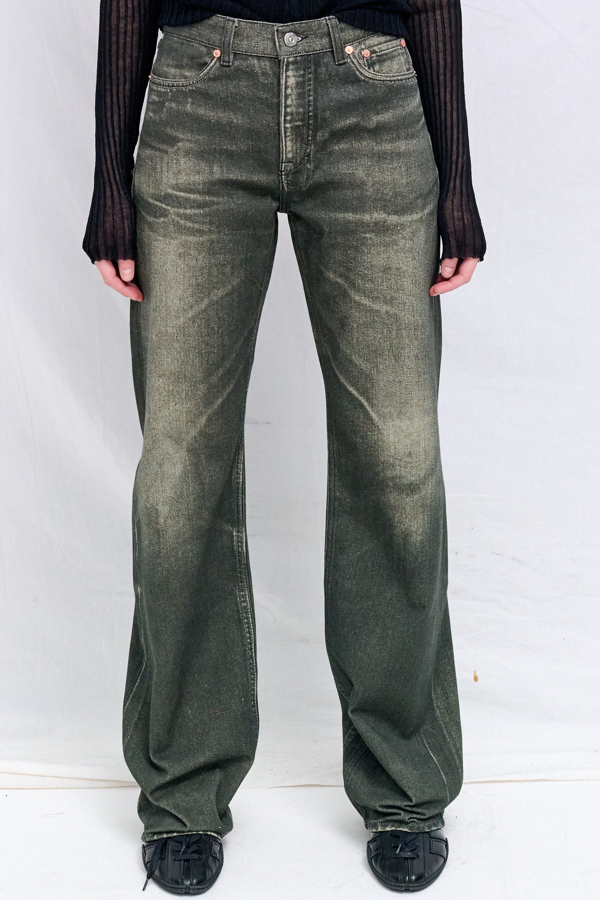 Digital Black Aurora Wata Cut Pant