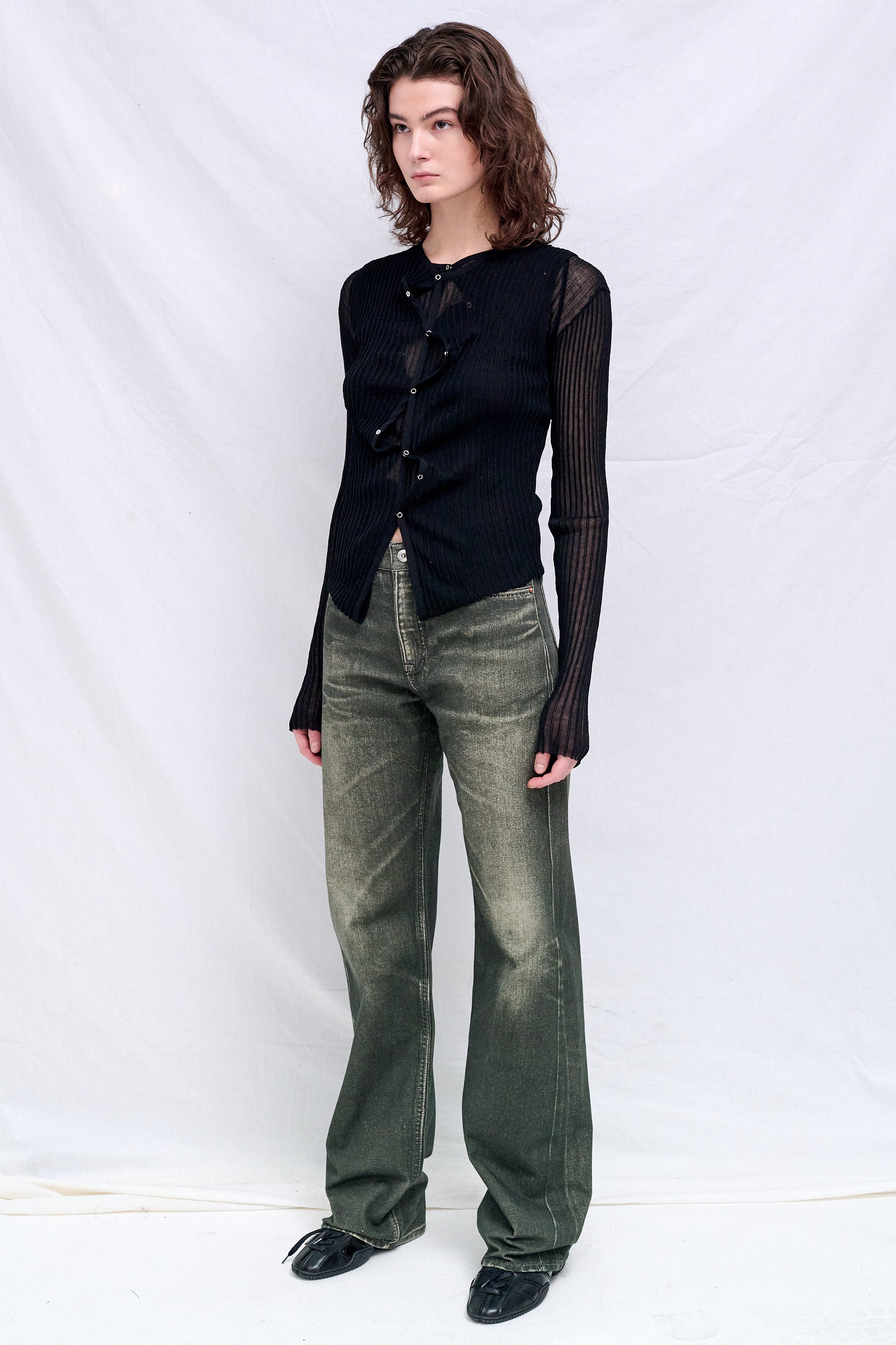 Digital Black Aurora Wata Cut Pant