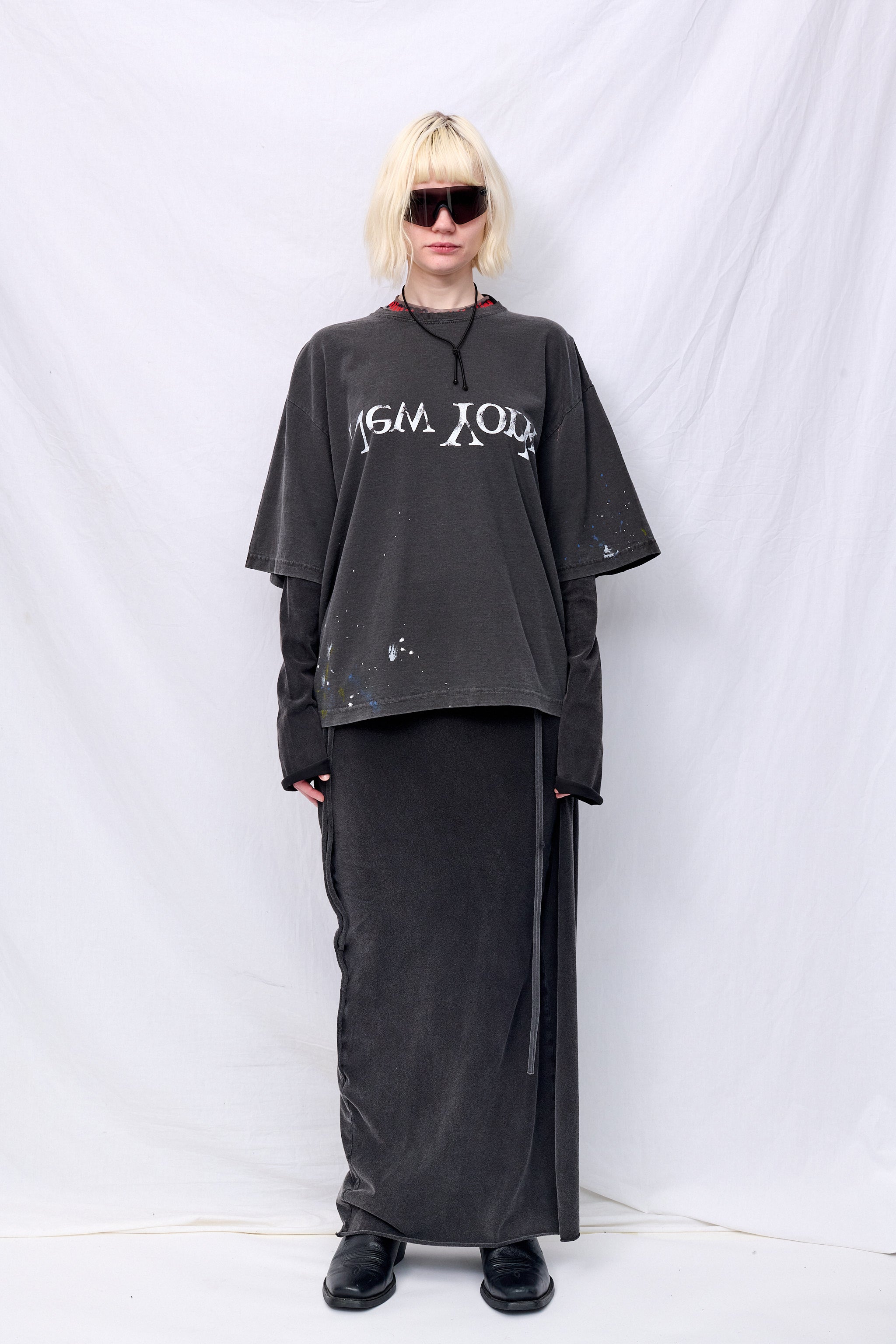 Shadow Painted New York Logo T-Shirt