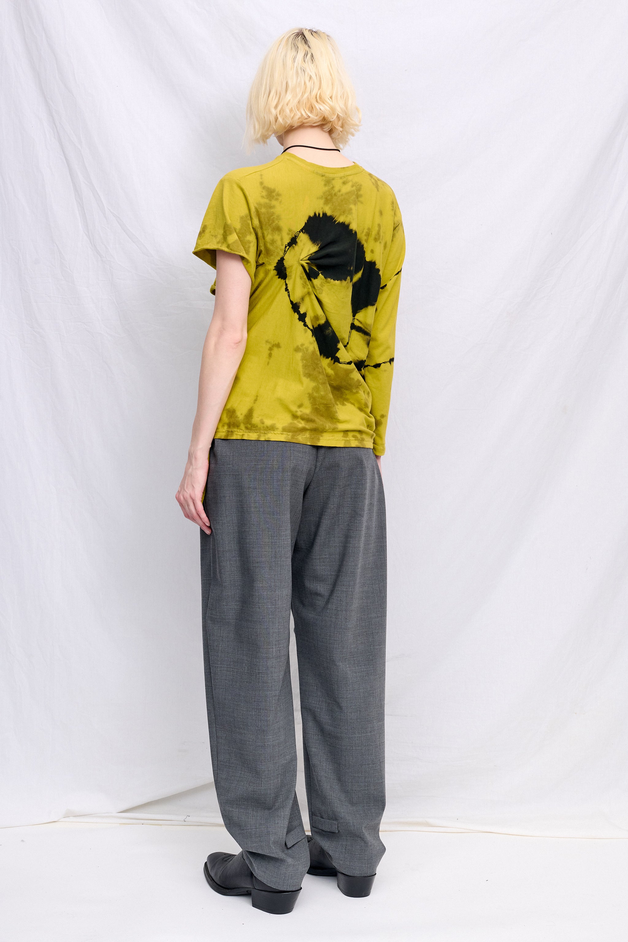 Tie Dye Shifted Sleeve Top