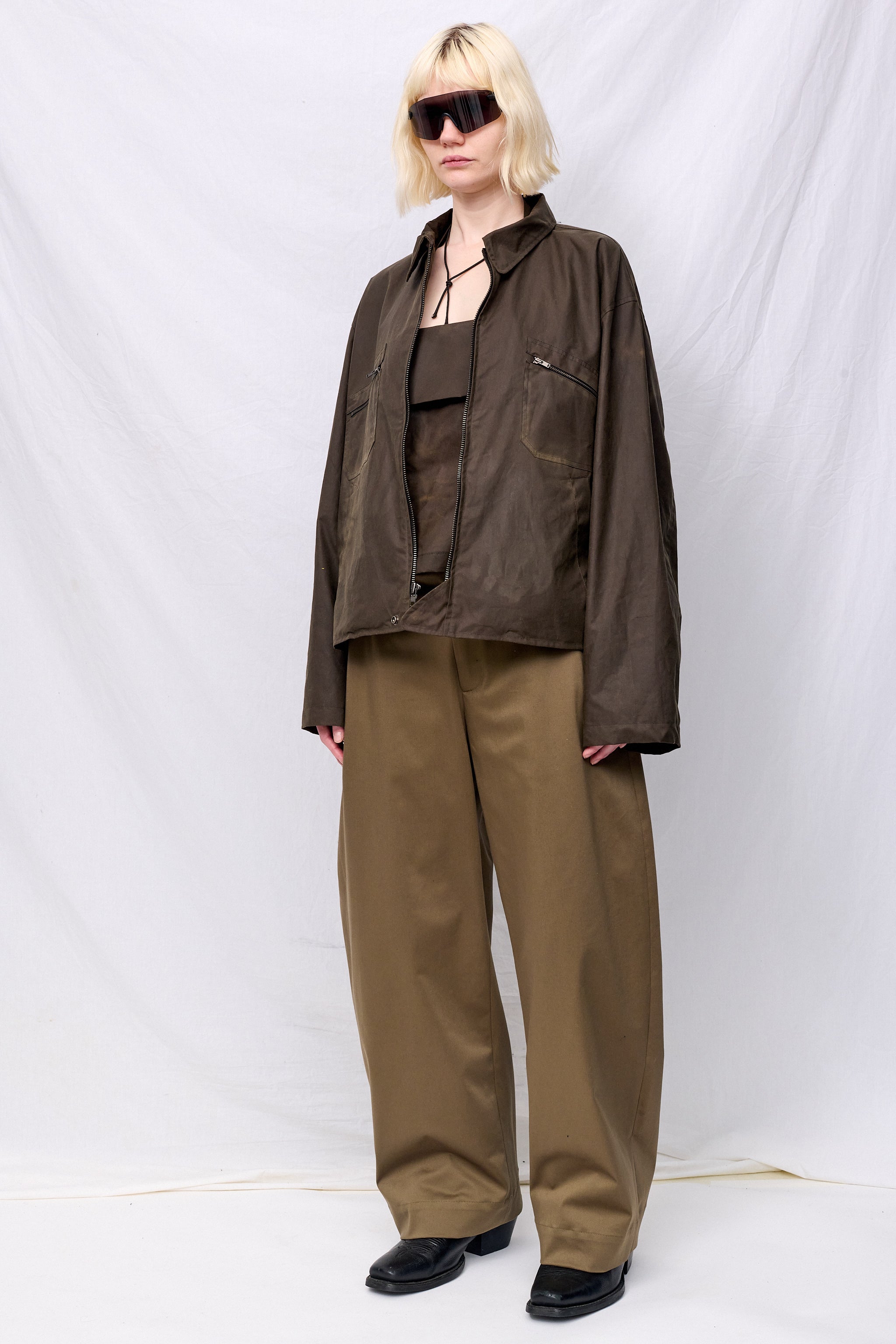 Khaki Volume Pant