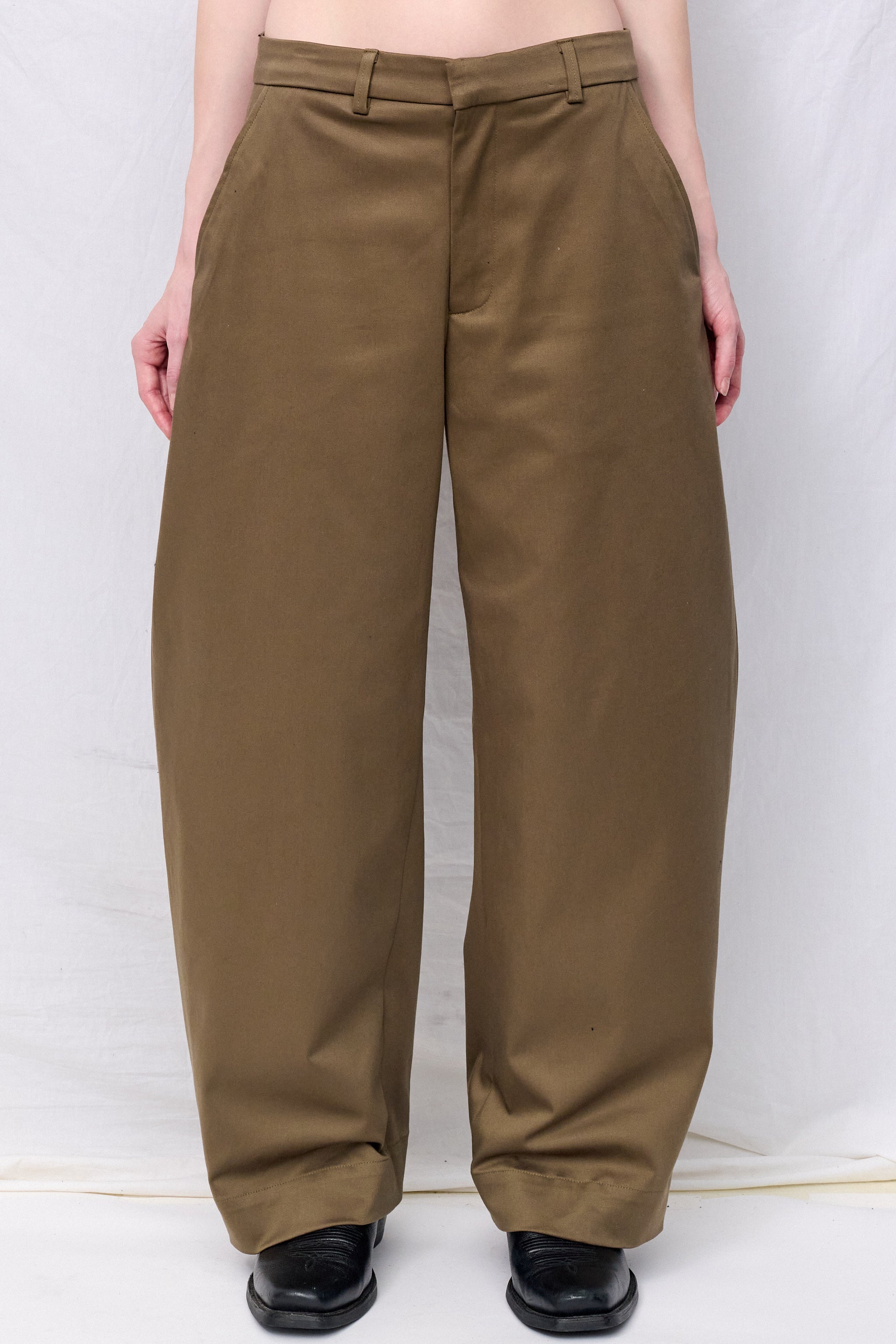 Khaki Volume Pant
