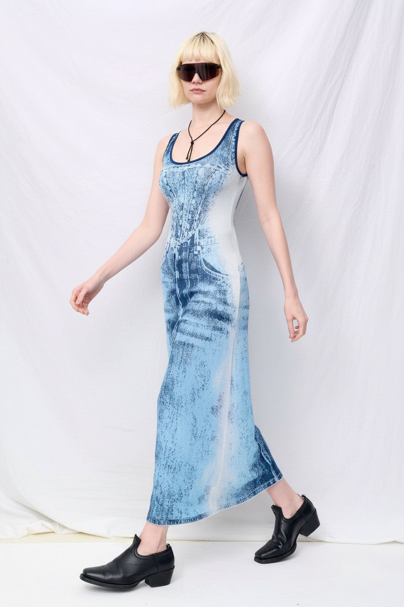 Blue Aspen Denim Tank Dress Blue Aspen Denim Tank Dress