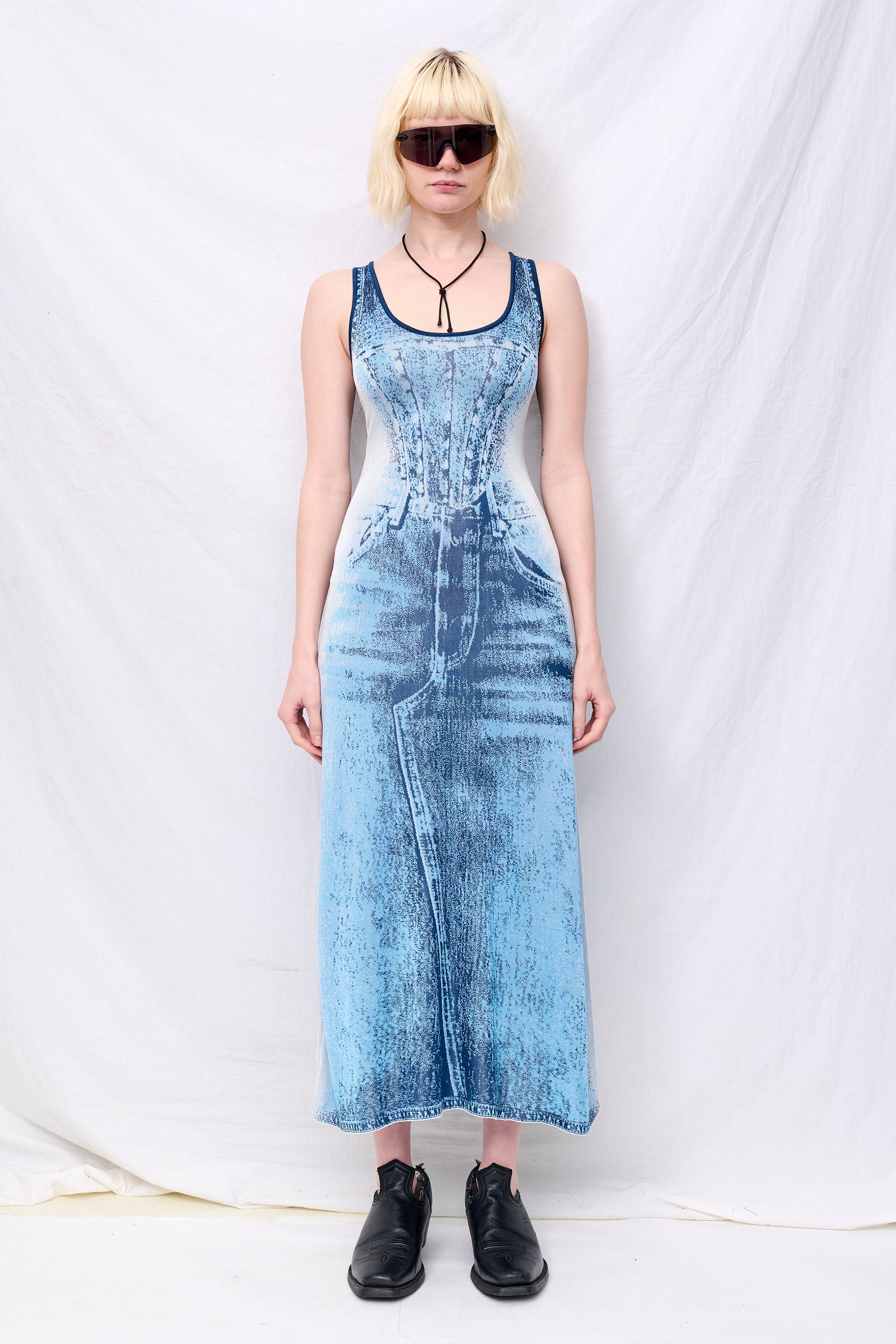 Blue Aspen Denim Tank Dress