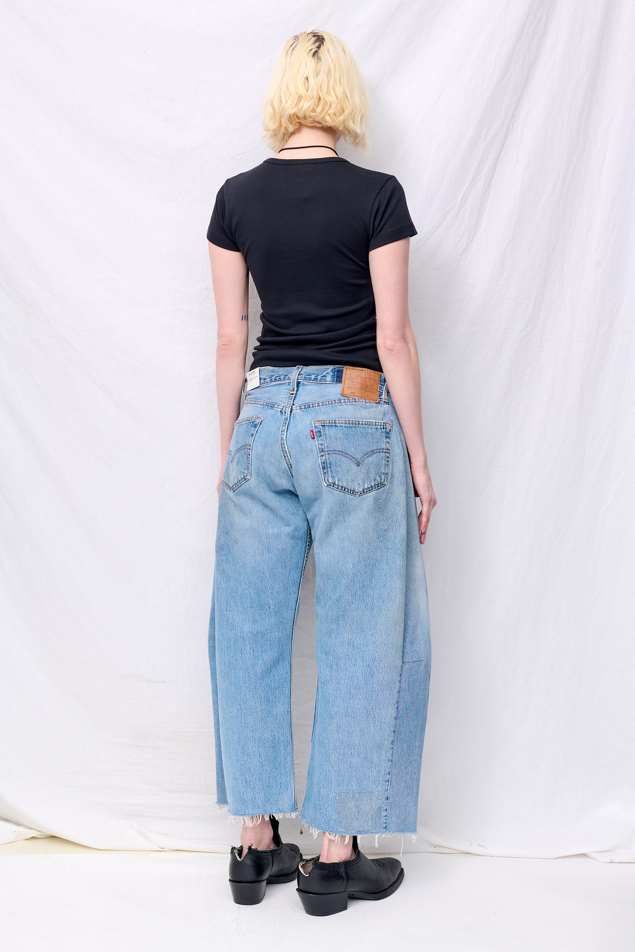 Washed Black Bra Baby Tee Knit