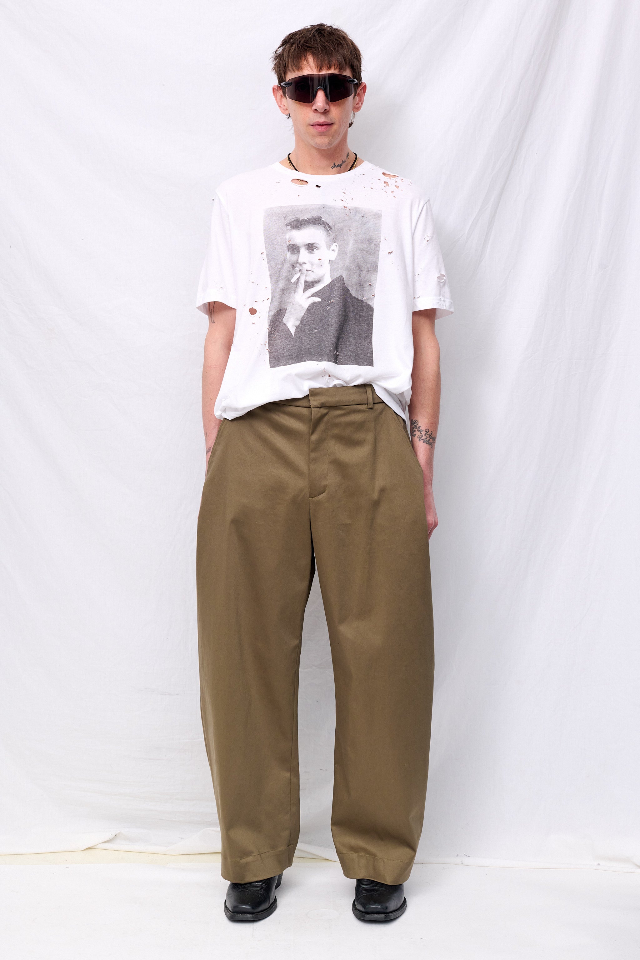 Khaki Volume Pant
