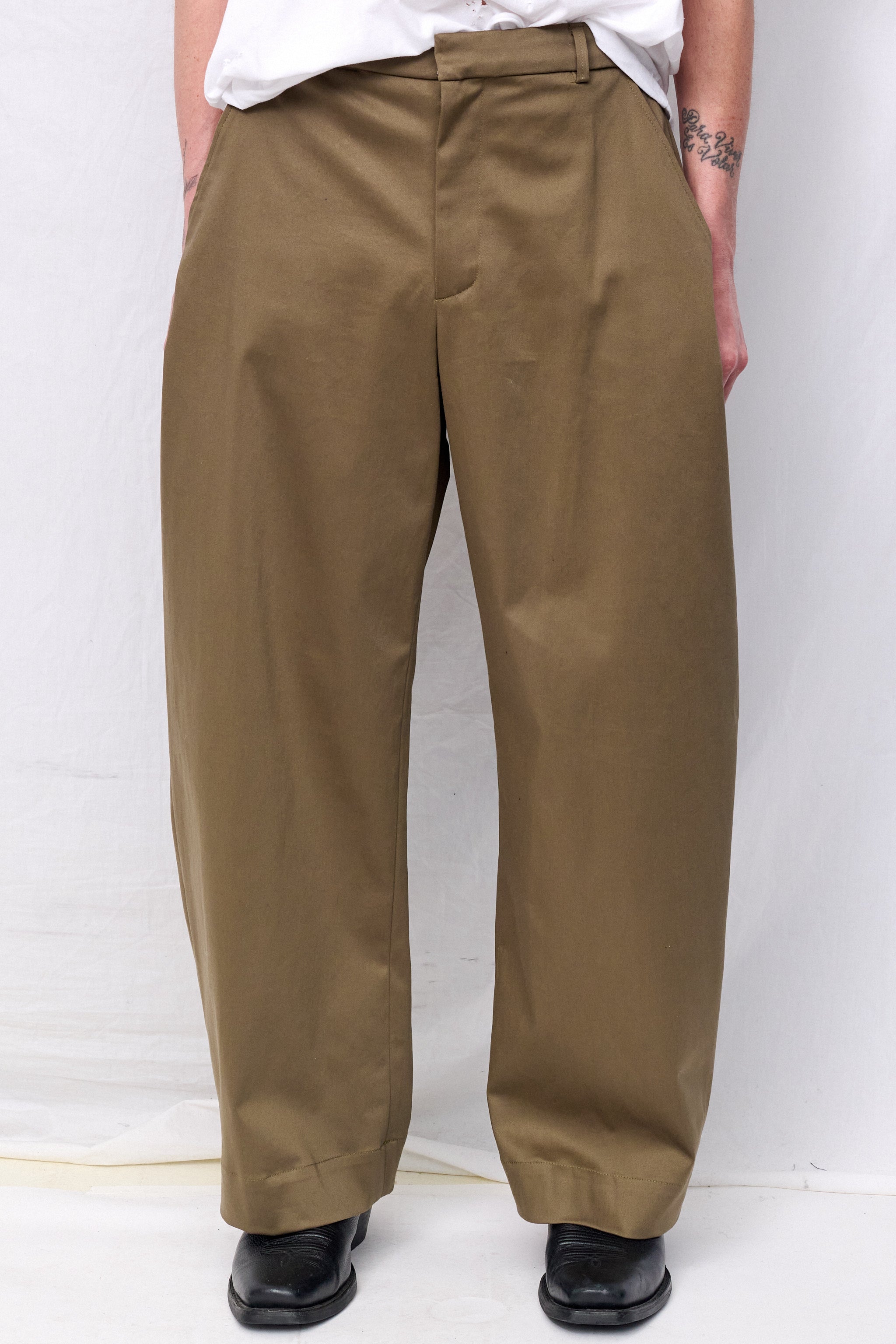 Khaki Volume Pant