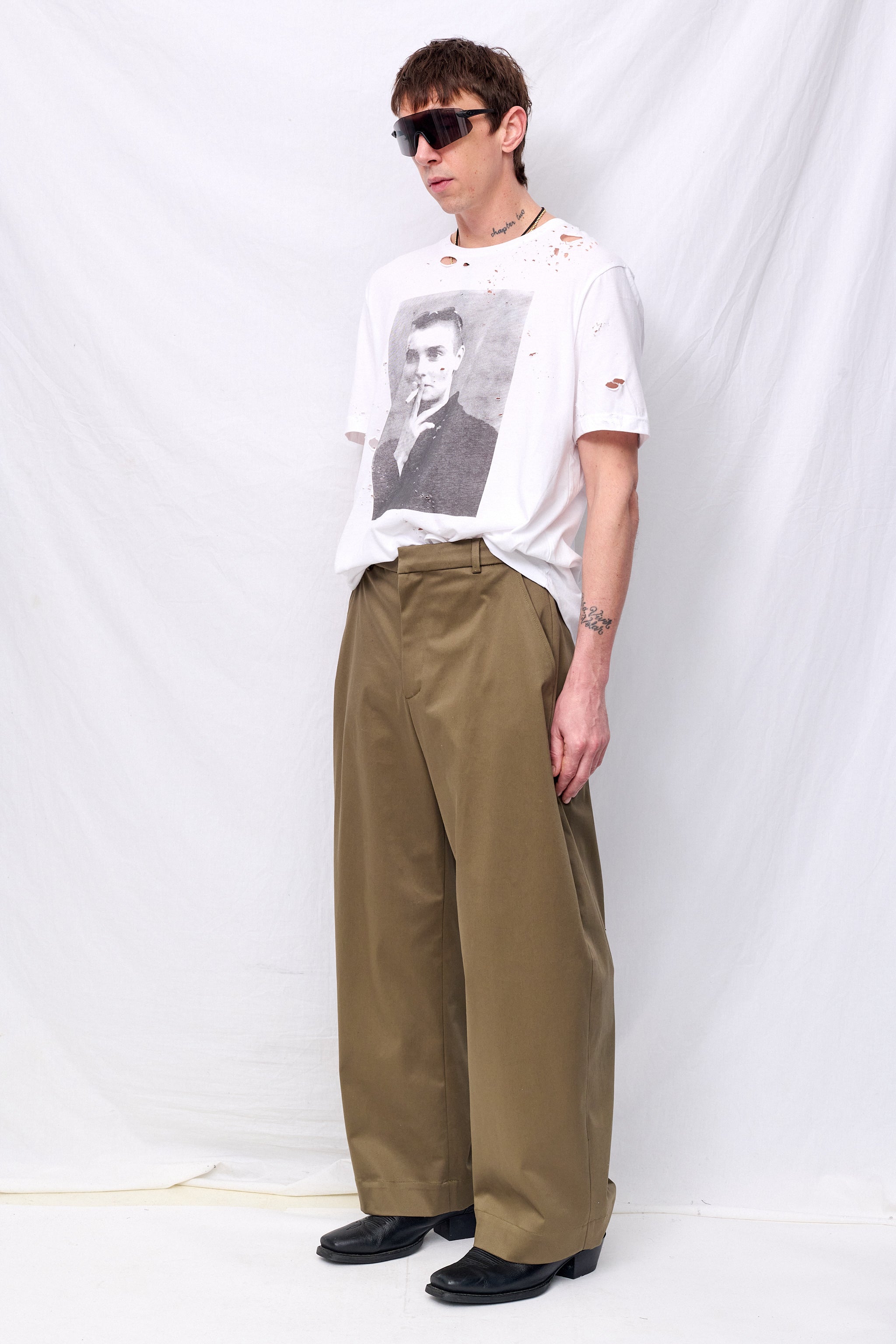 Khaki Volume Pant