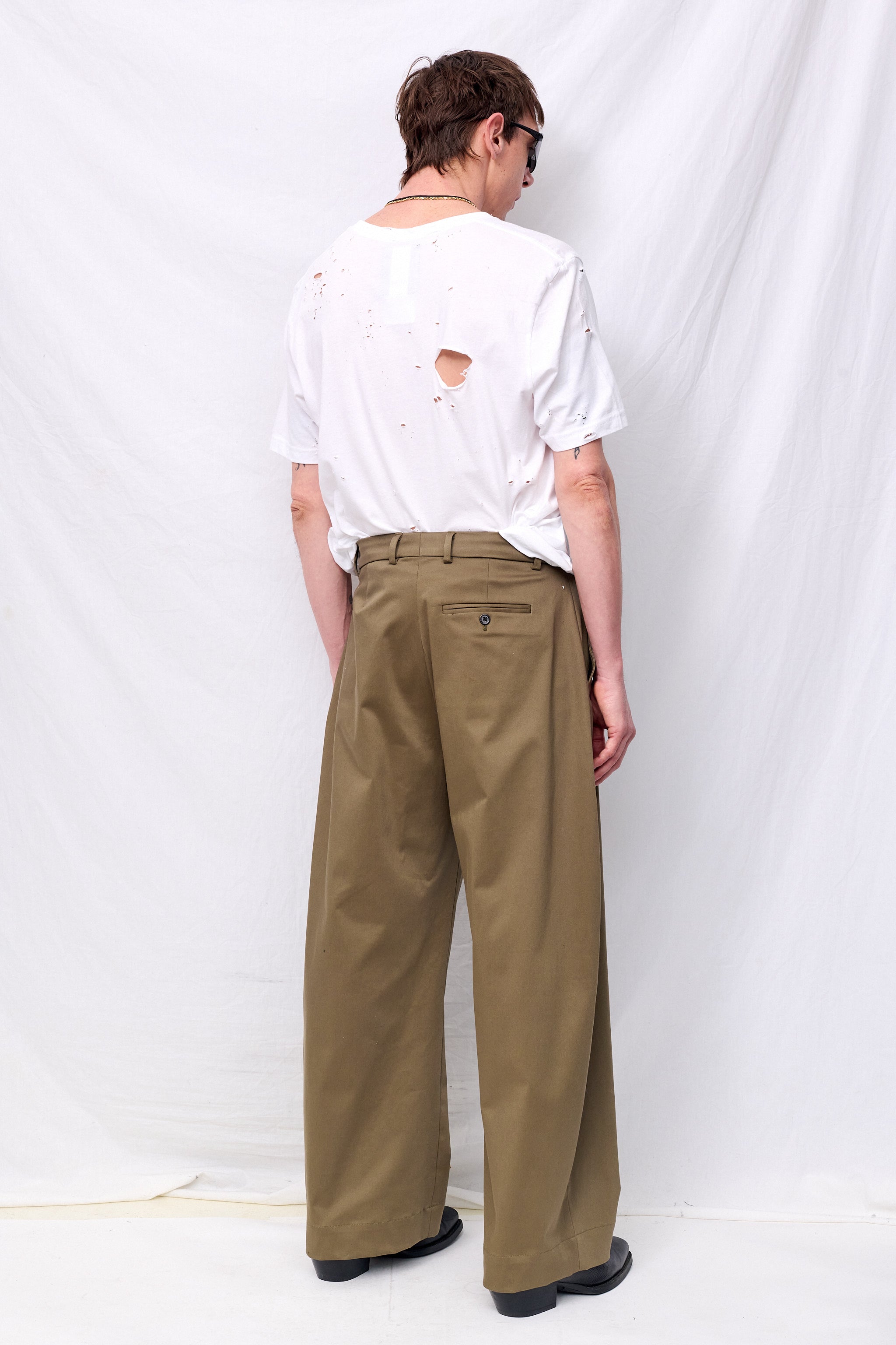 Khaki Volume Pant