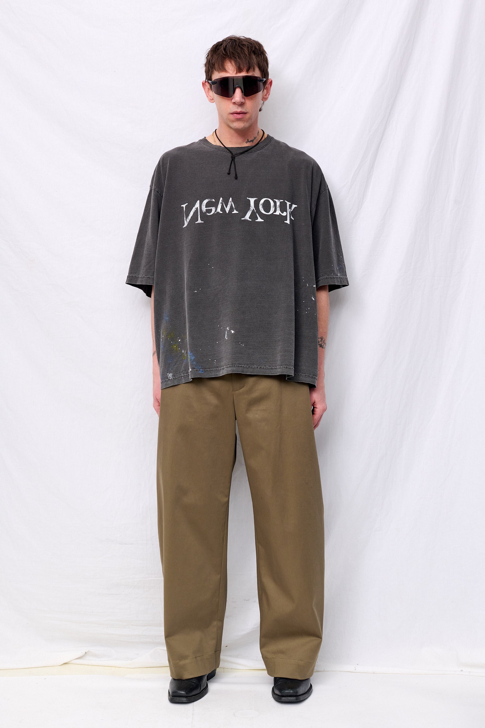 Shadow Painted New York Logo T-Shirt