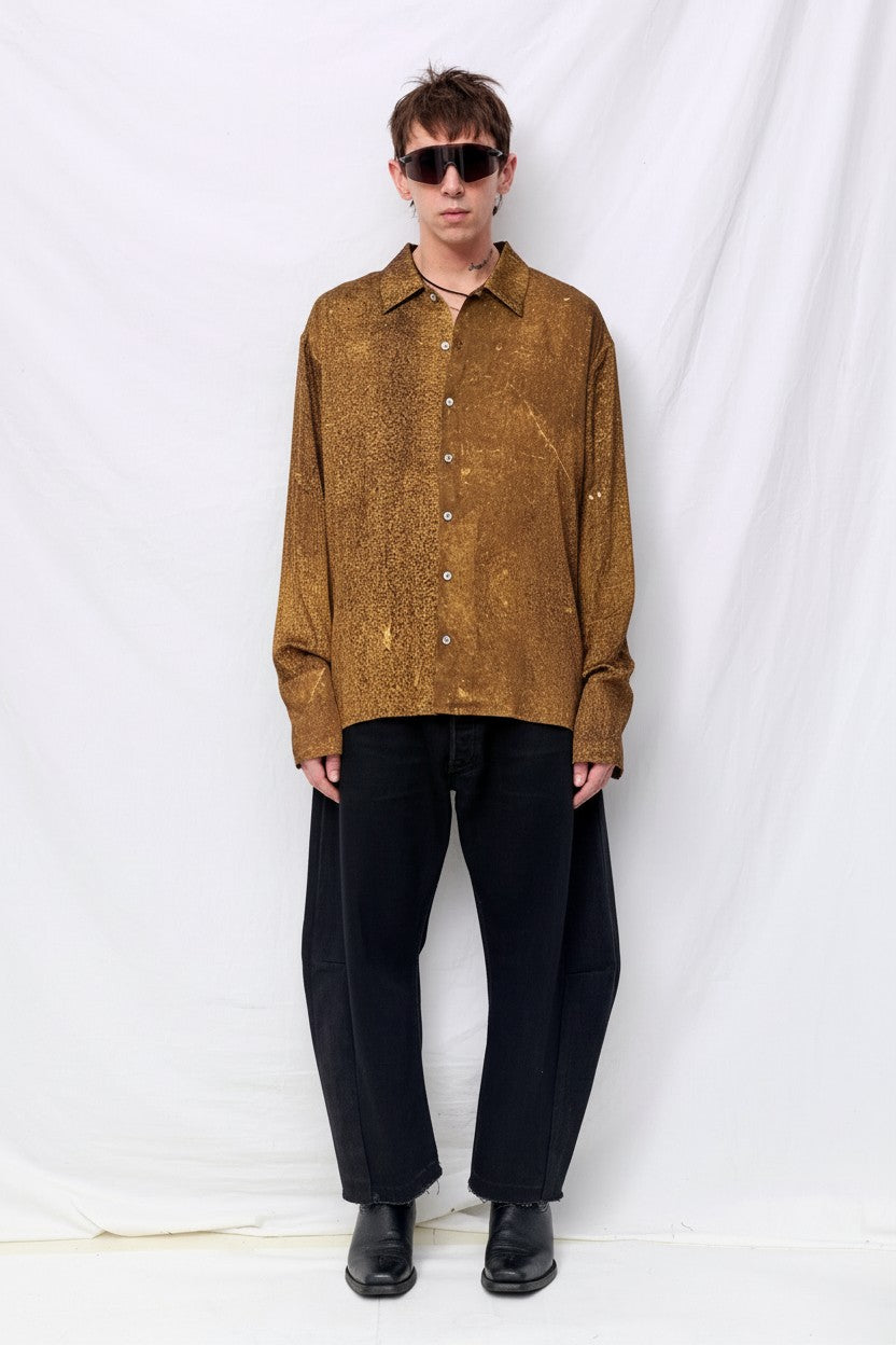 Gold Rush Oversized Longsleeve Shirt