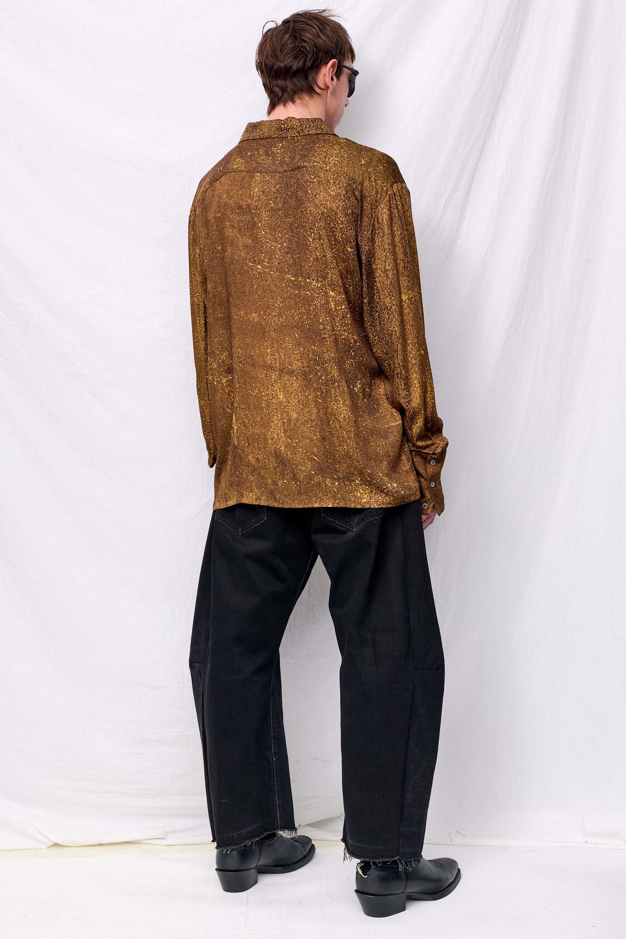 Gold Rush Oversized Longsleeve Shirt