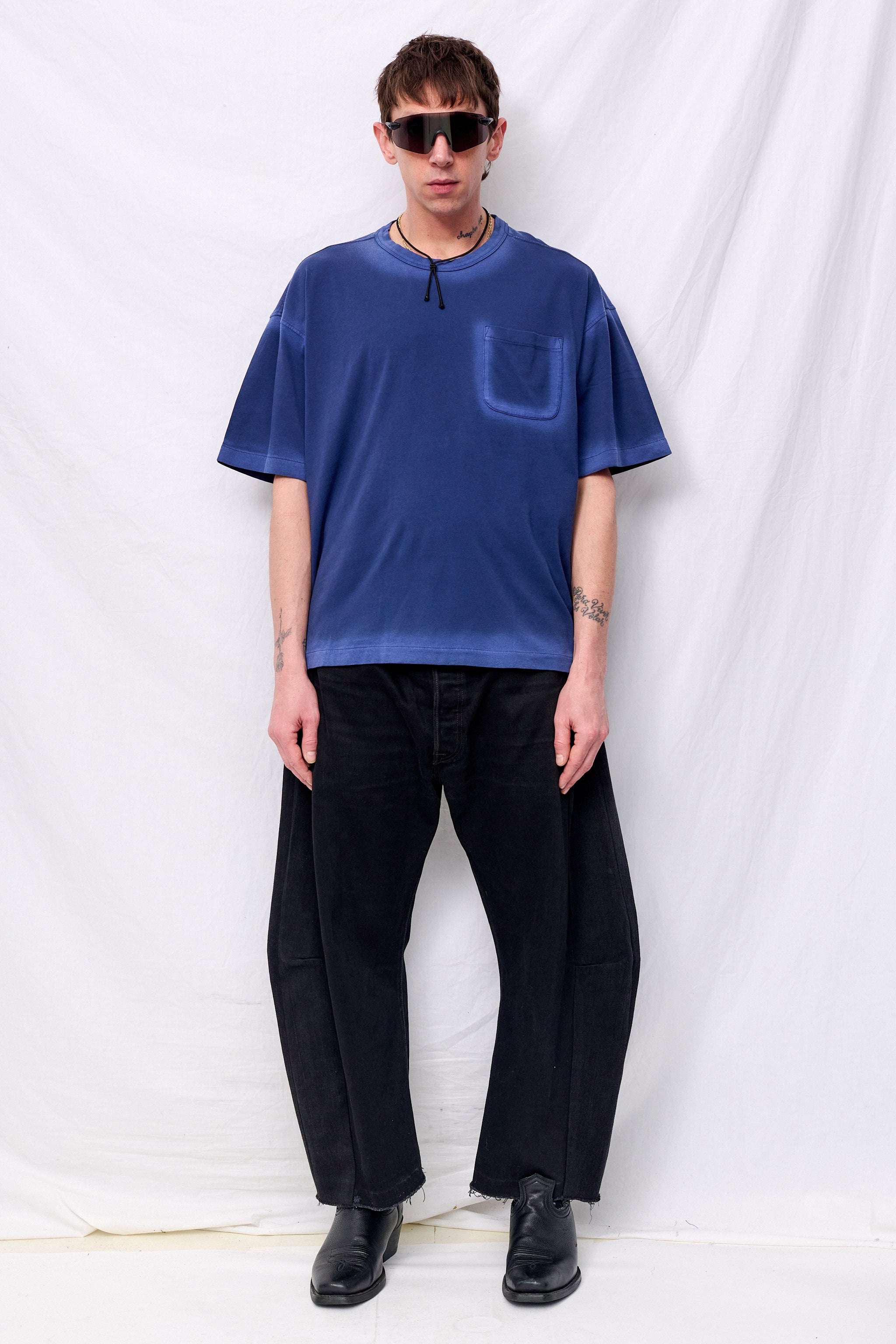 Blue Triple Pocket T-Shirt