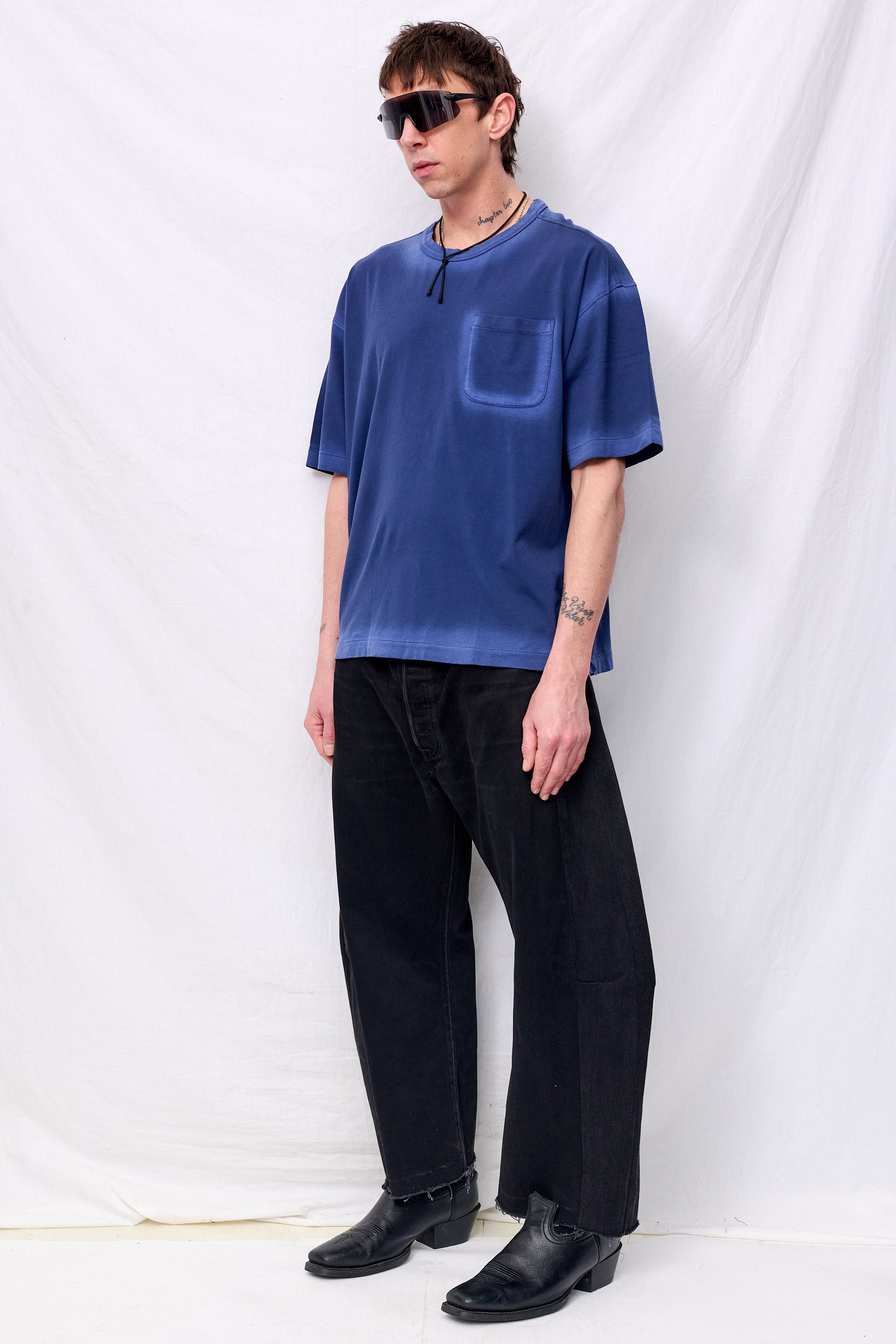 Blue Triple Pocket T-Shirt