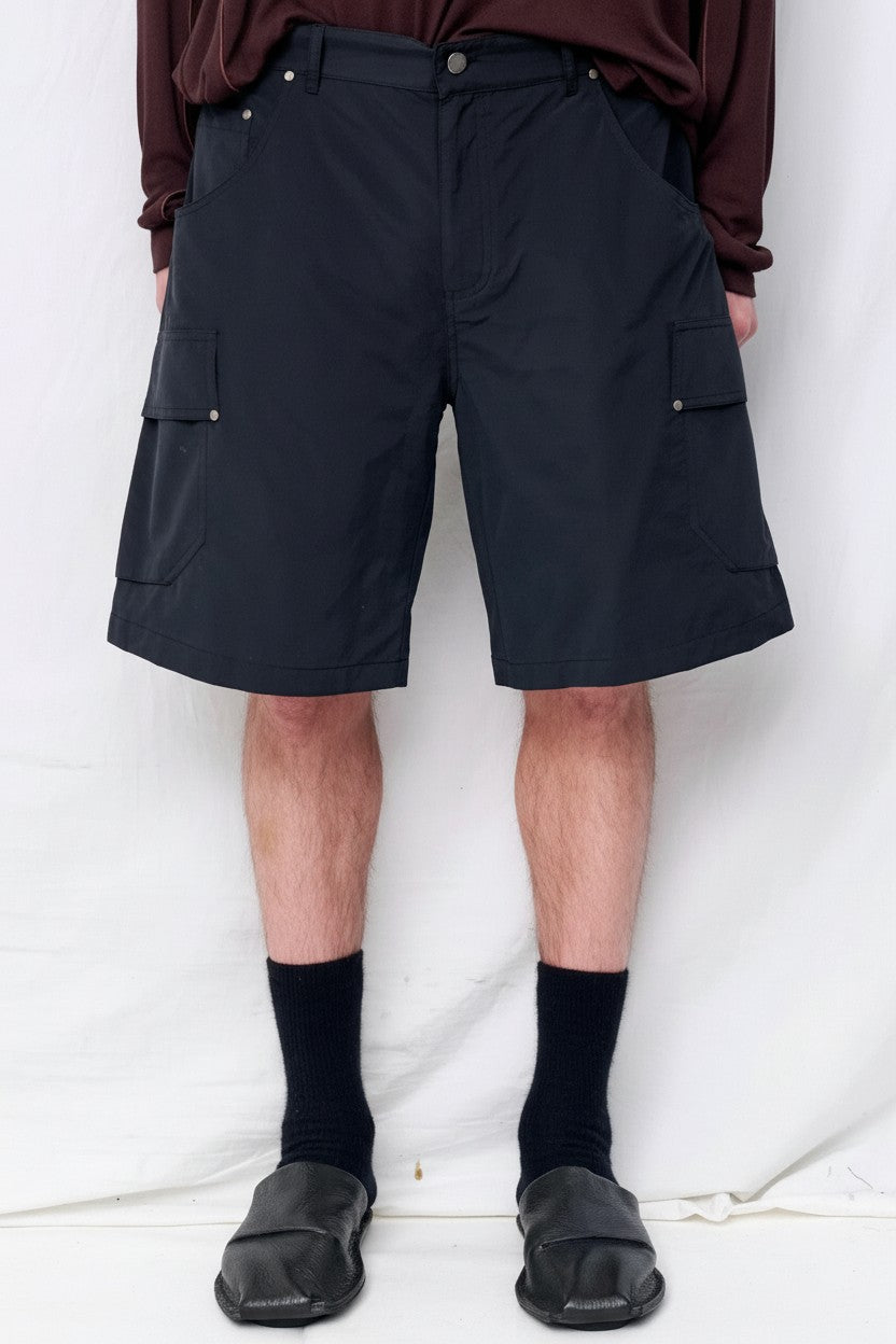 Black Cargo Shorts