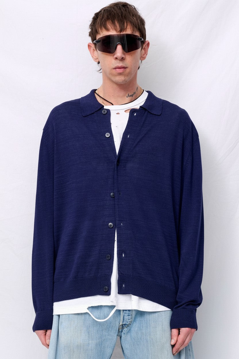 Navy Rat Pack Cardigan