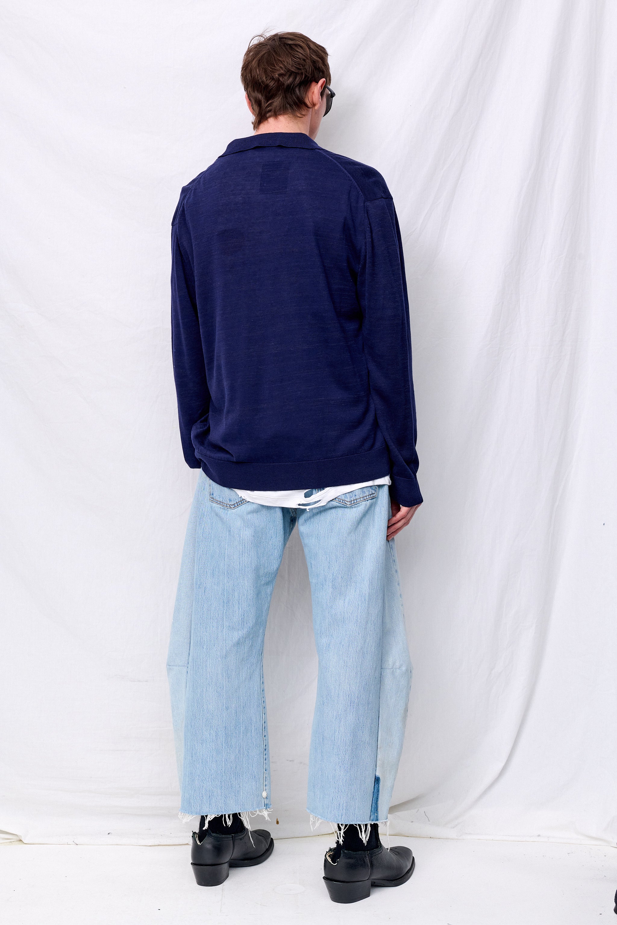 Navy Rat Pack Cardigan