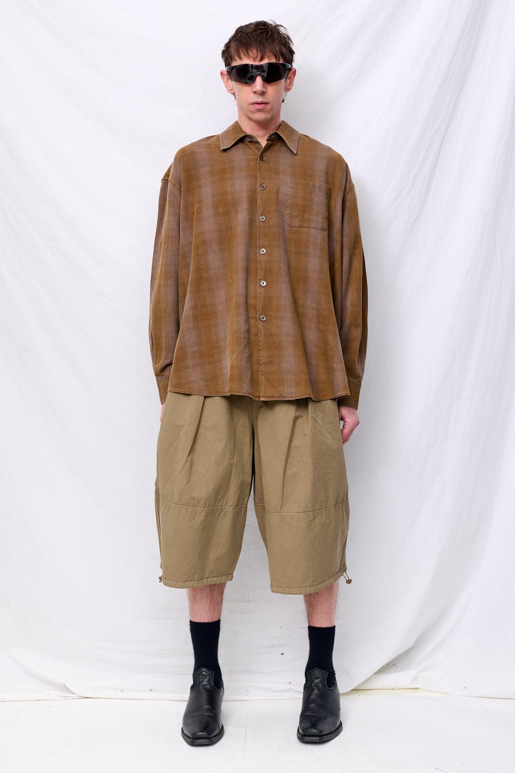 Dakota Flannel Check Borrowed Shirt