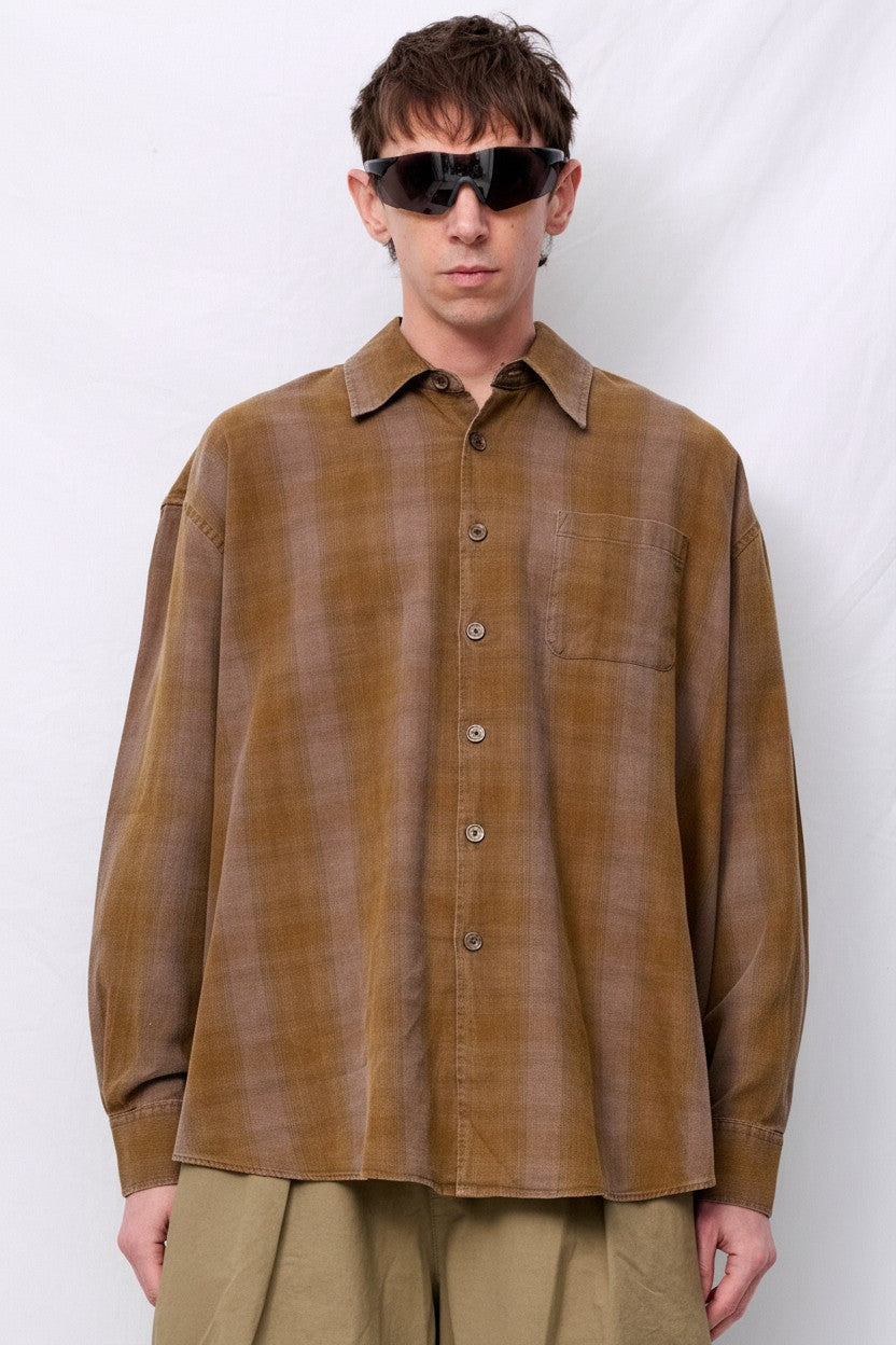 Dakota Flannel Check Borrowed Shirt