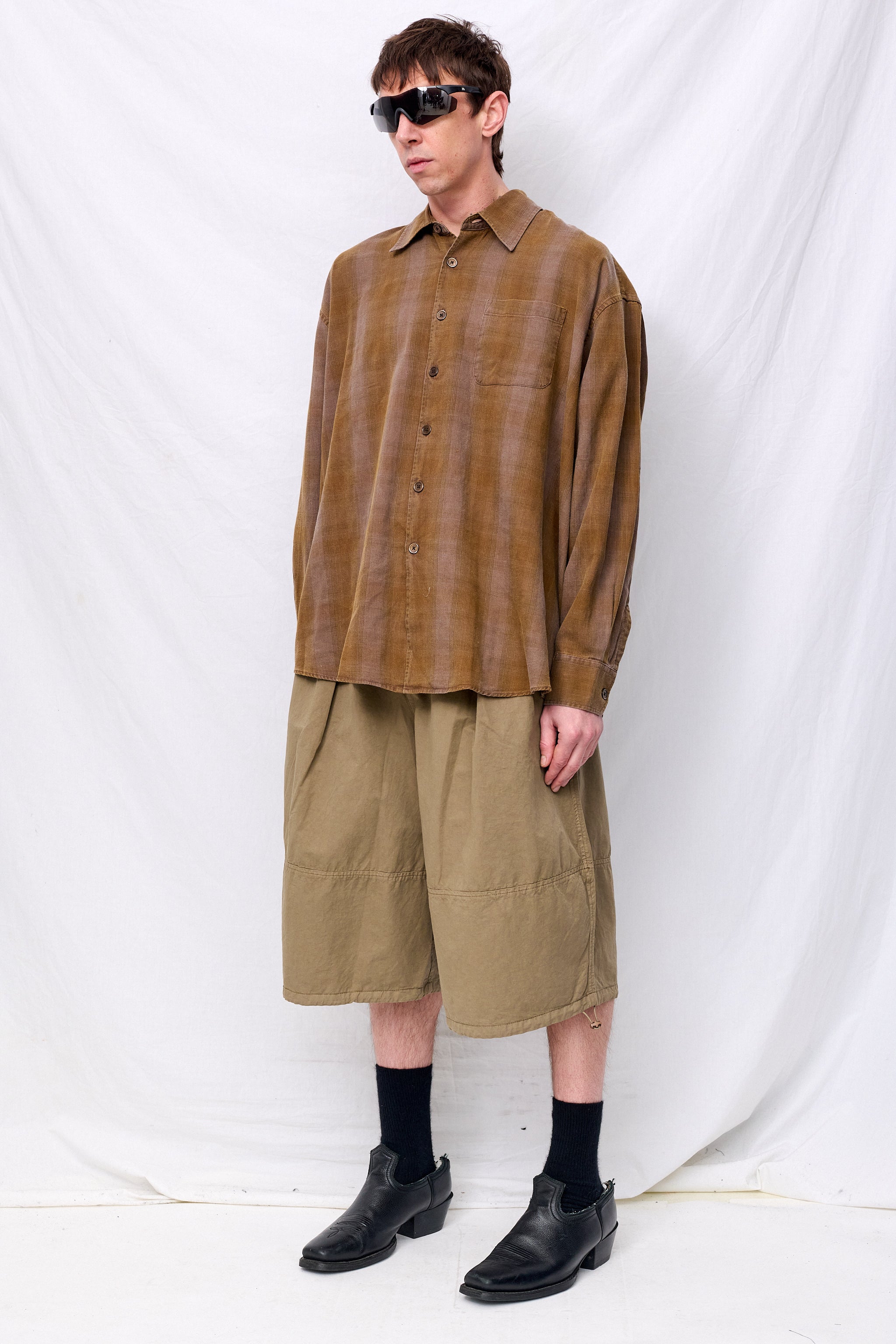 Dakota Flannel Check Borrowed Shirt