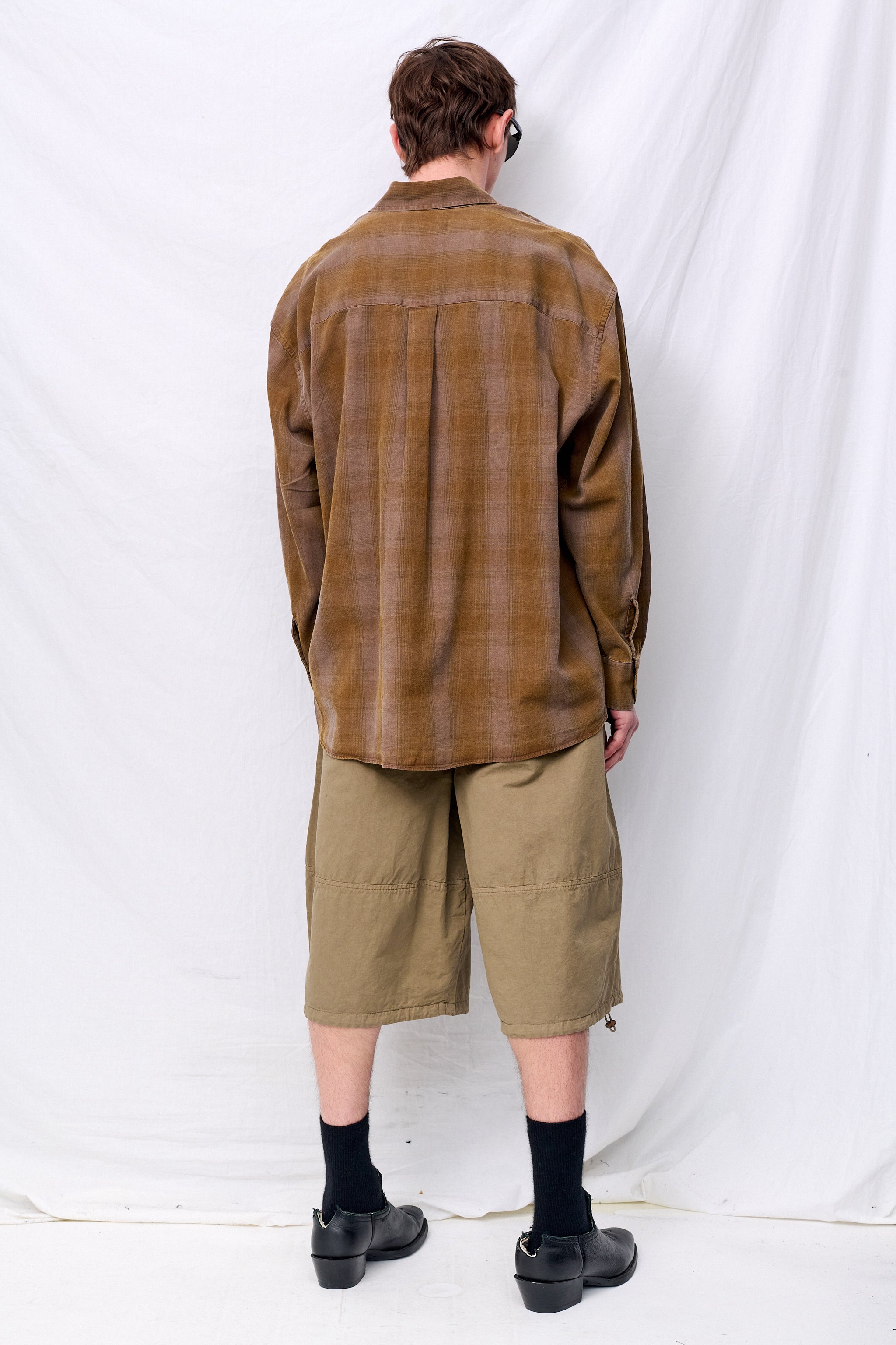 Dakota Flannel Check Borrowed Shirt