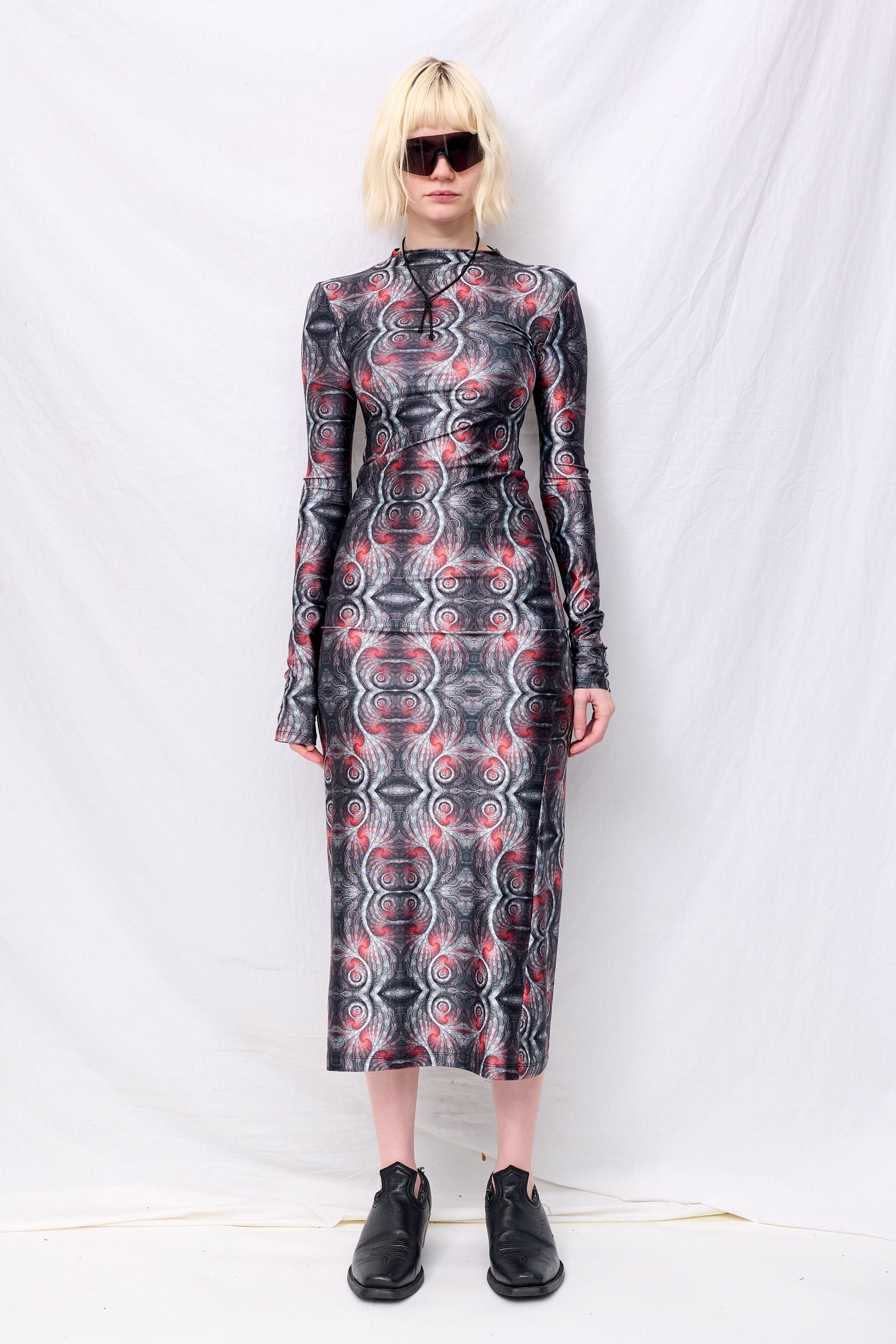 DMT Long Sleeve Mockneck Dress