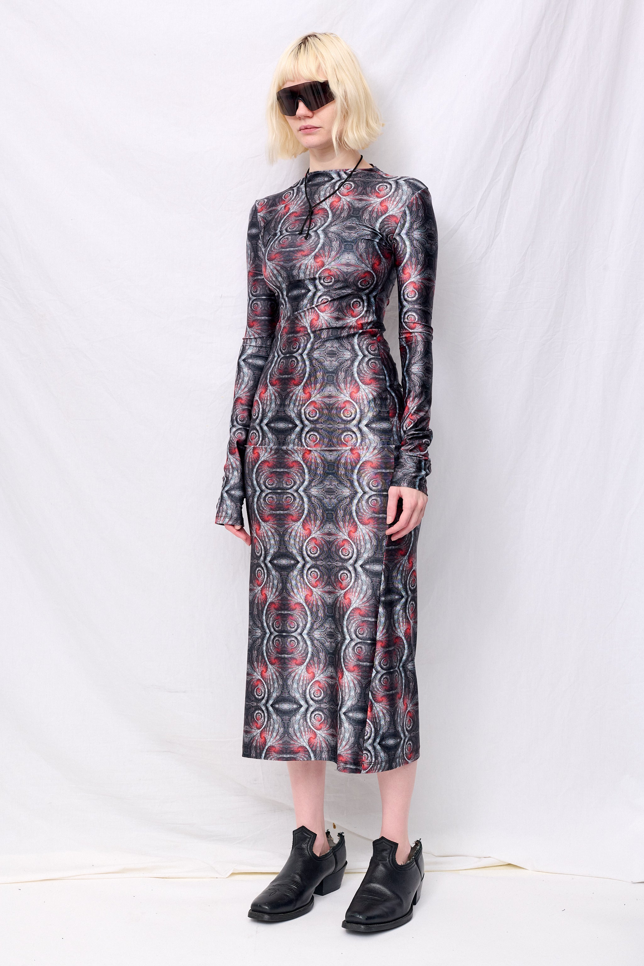 DMT Long Sleeve Mockneck Dress