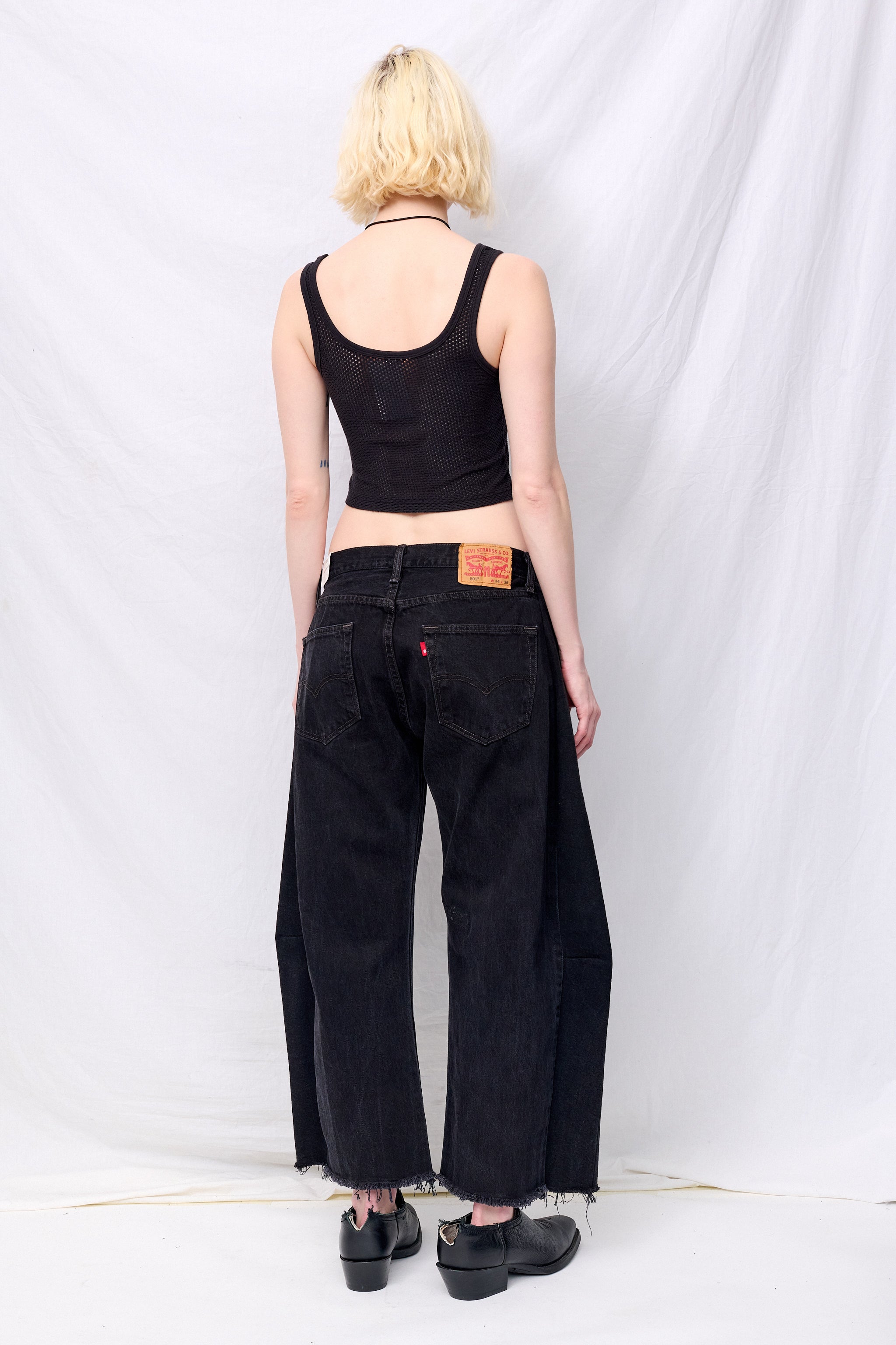 Black Mesh Sporty Tank